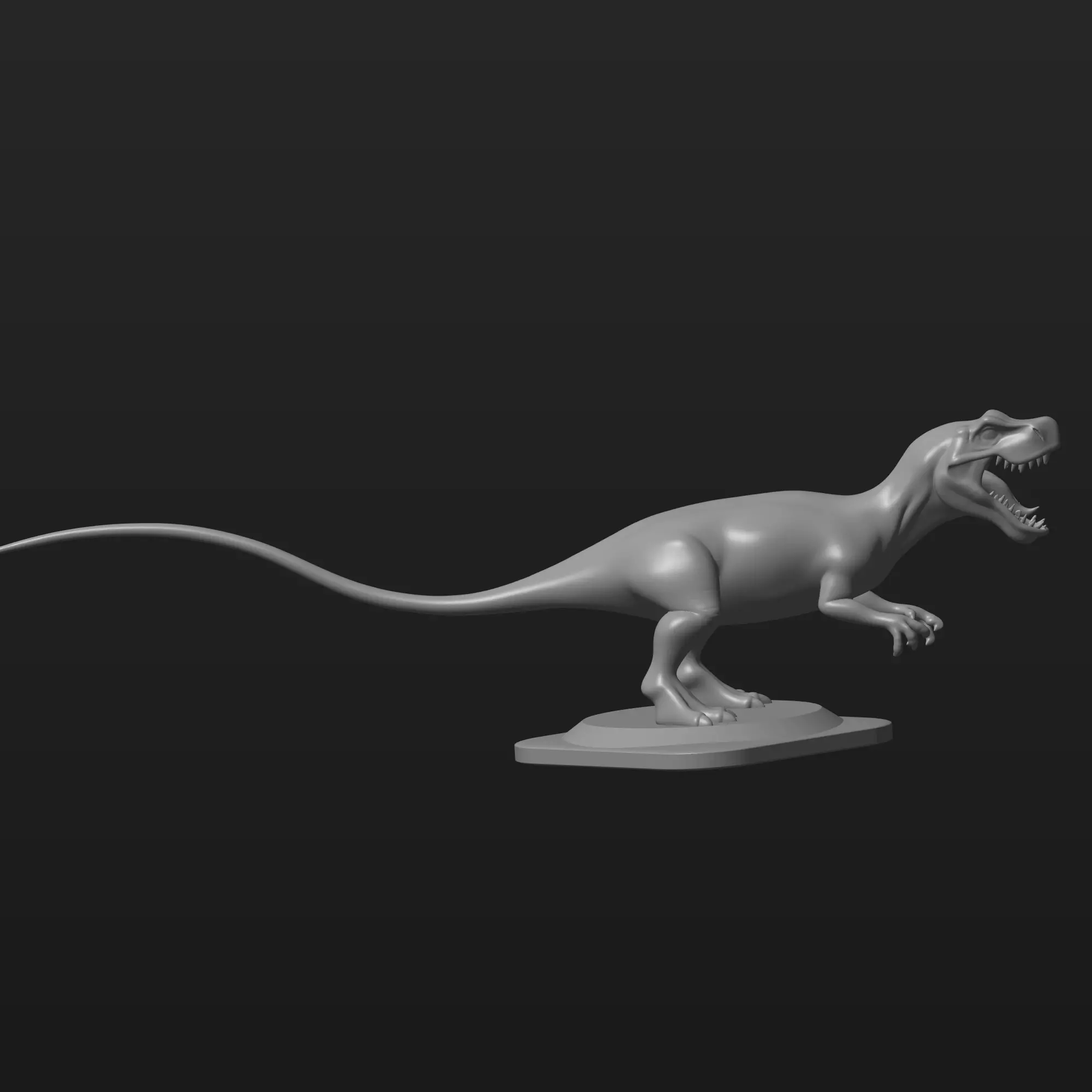 jurassic park dinosaur model 3D print model_3