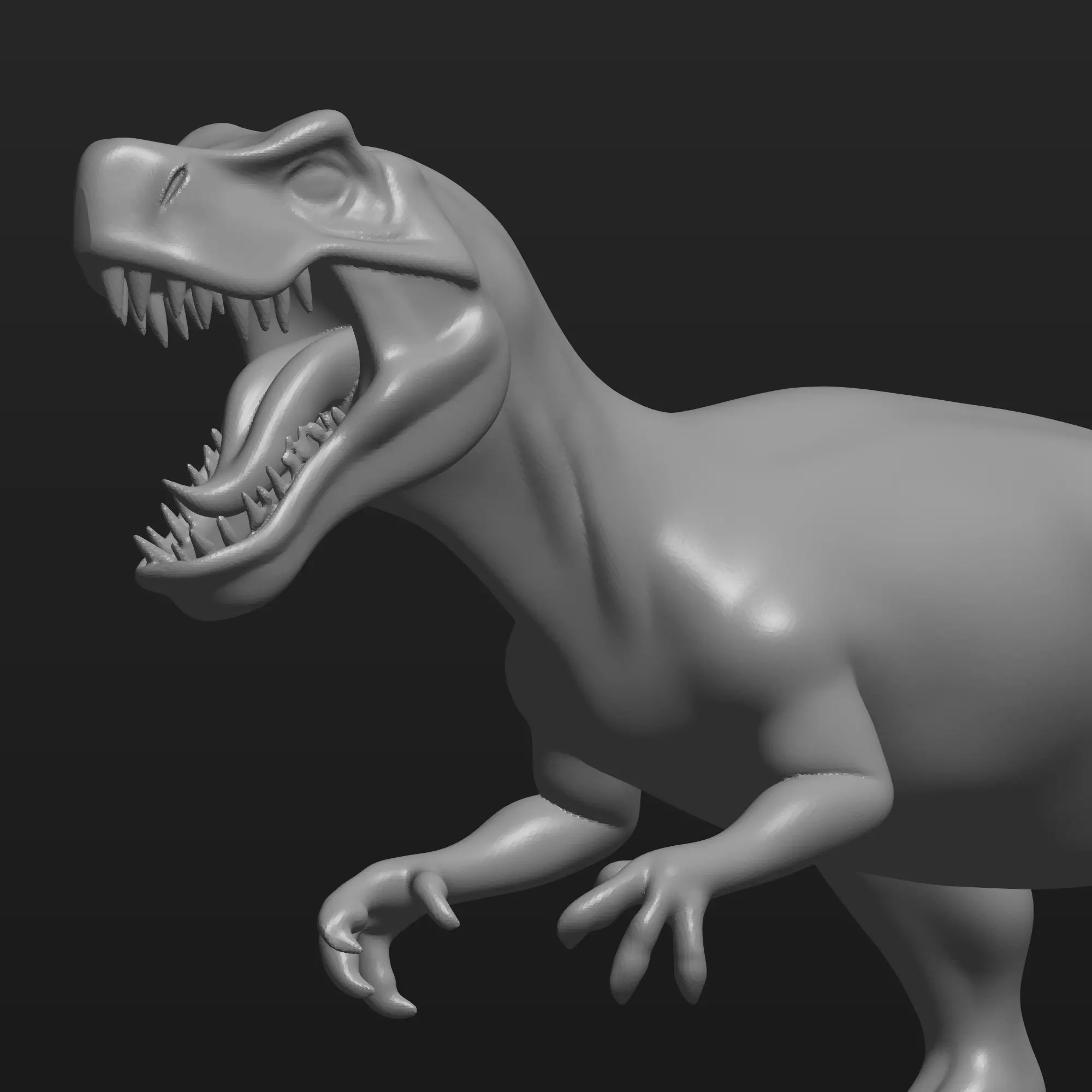 jurassic park dinosaur model 3D print model_4