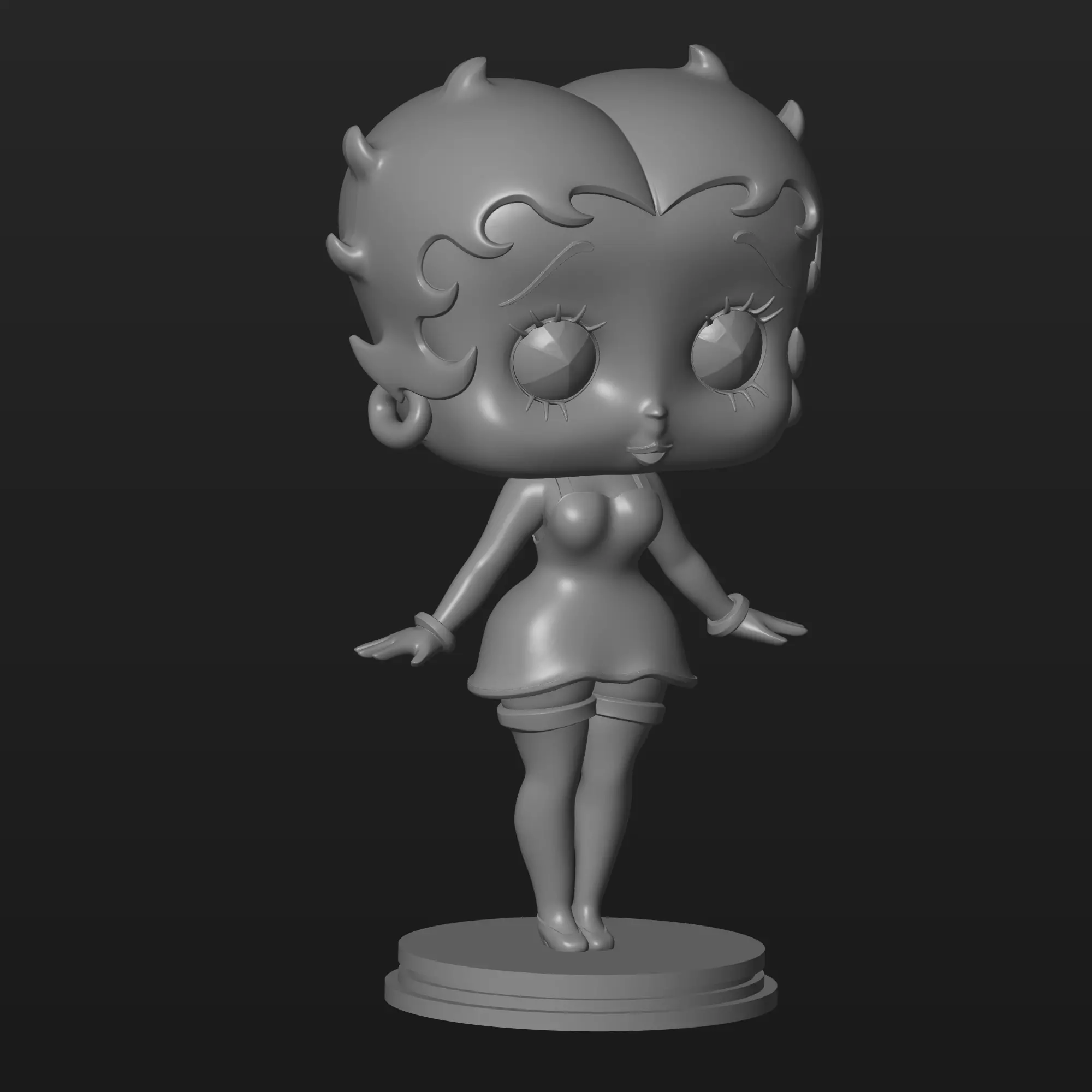 Betty Boop model11 3D print model
