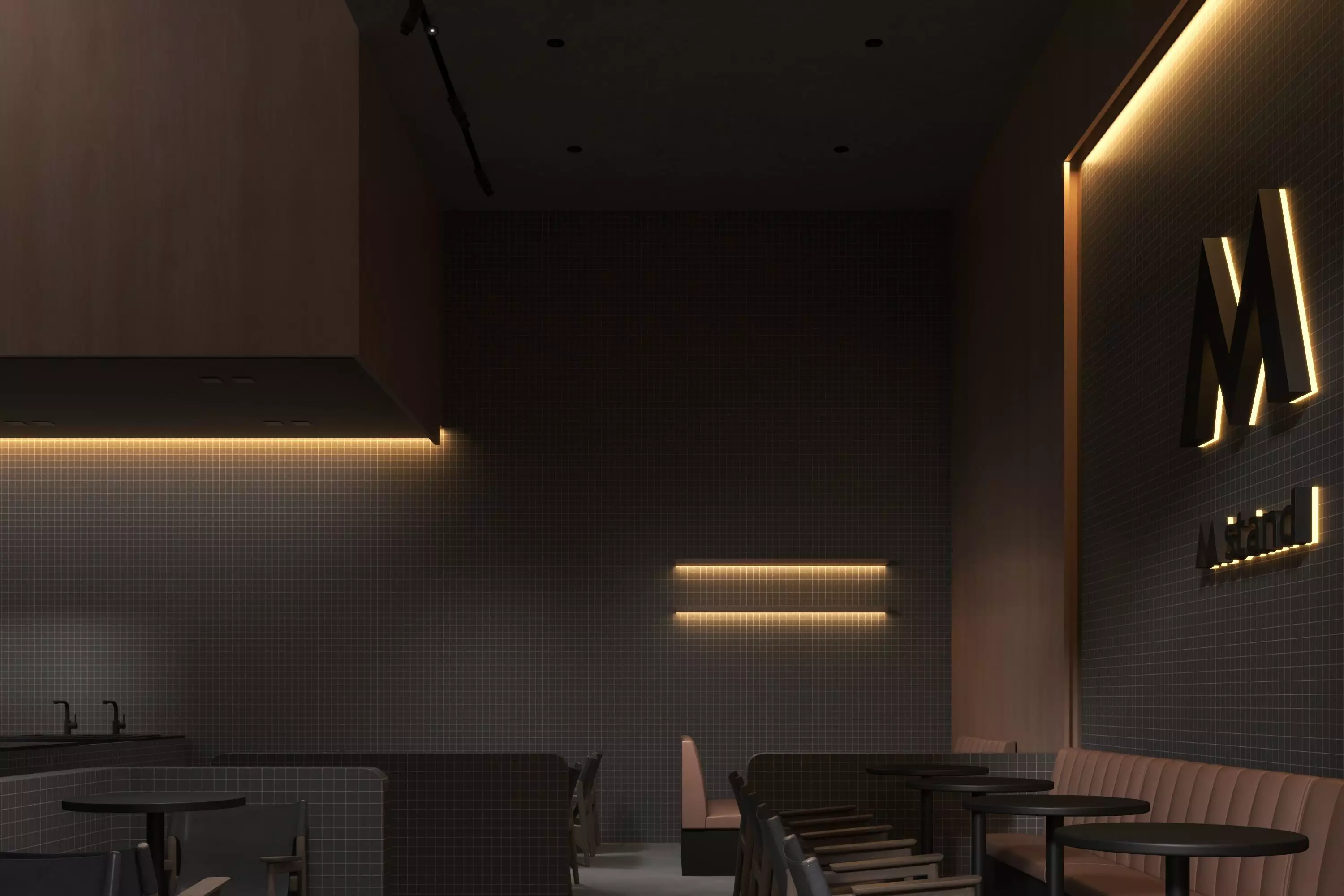 Coffe Shop 07 Low-poly 3D model_1