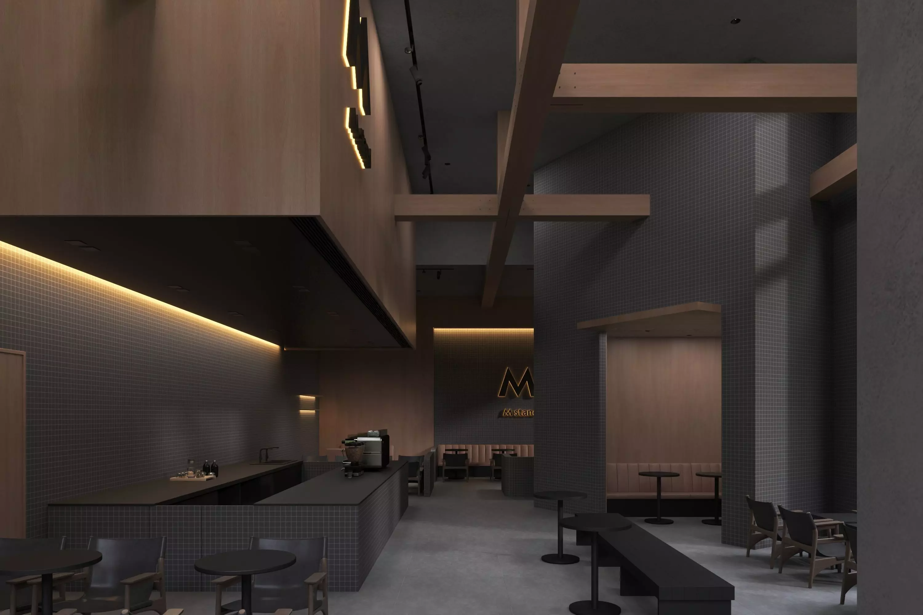 Coffe Shop 07 Low-poly 3D model_0