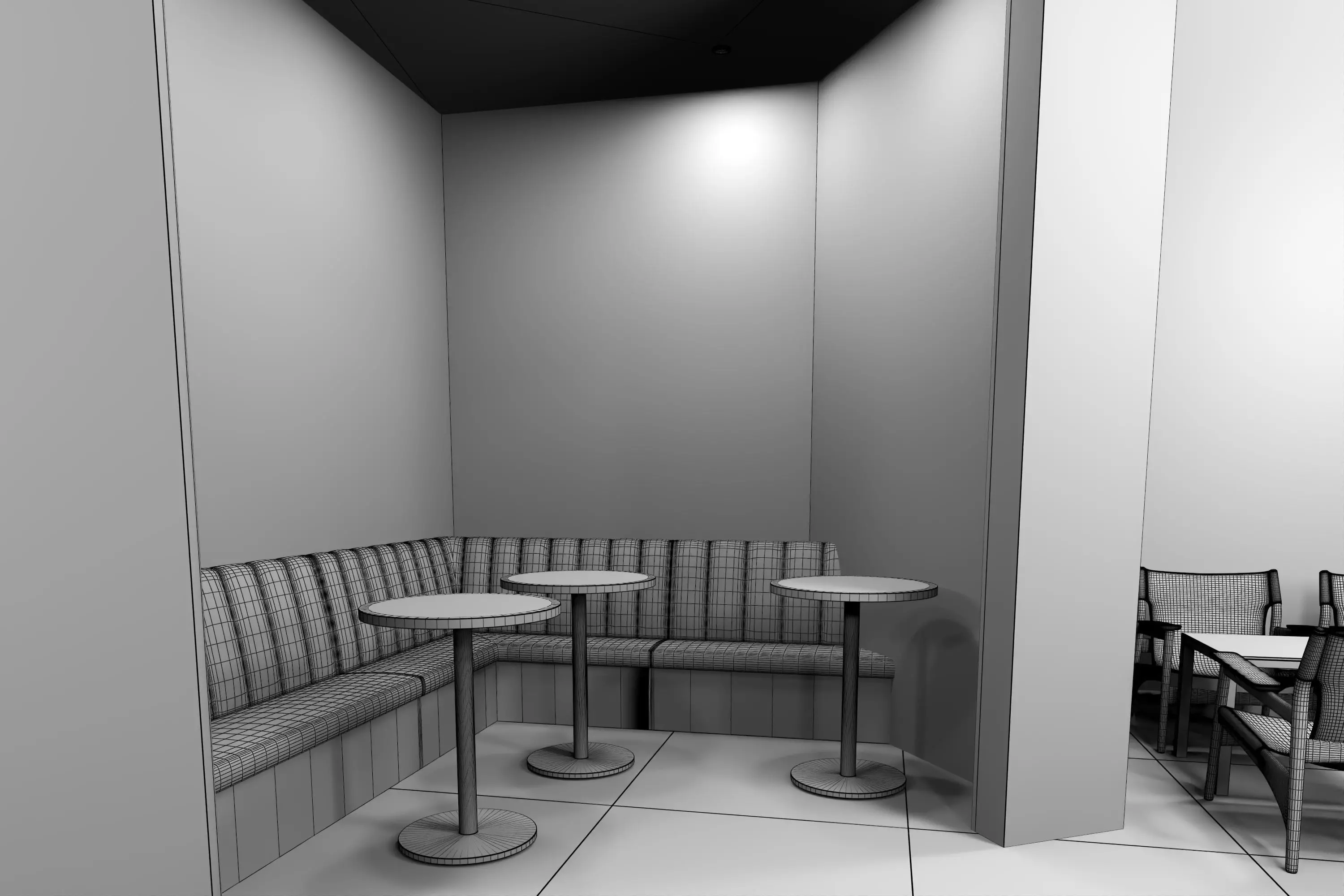 Coffe Shop 07 Low-poly 3D model_21