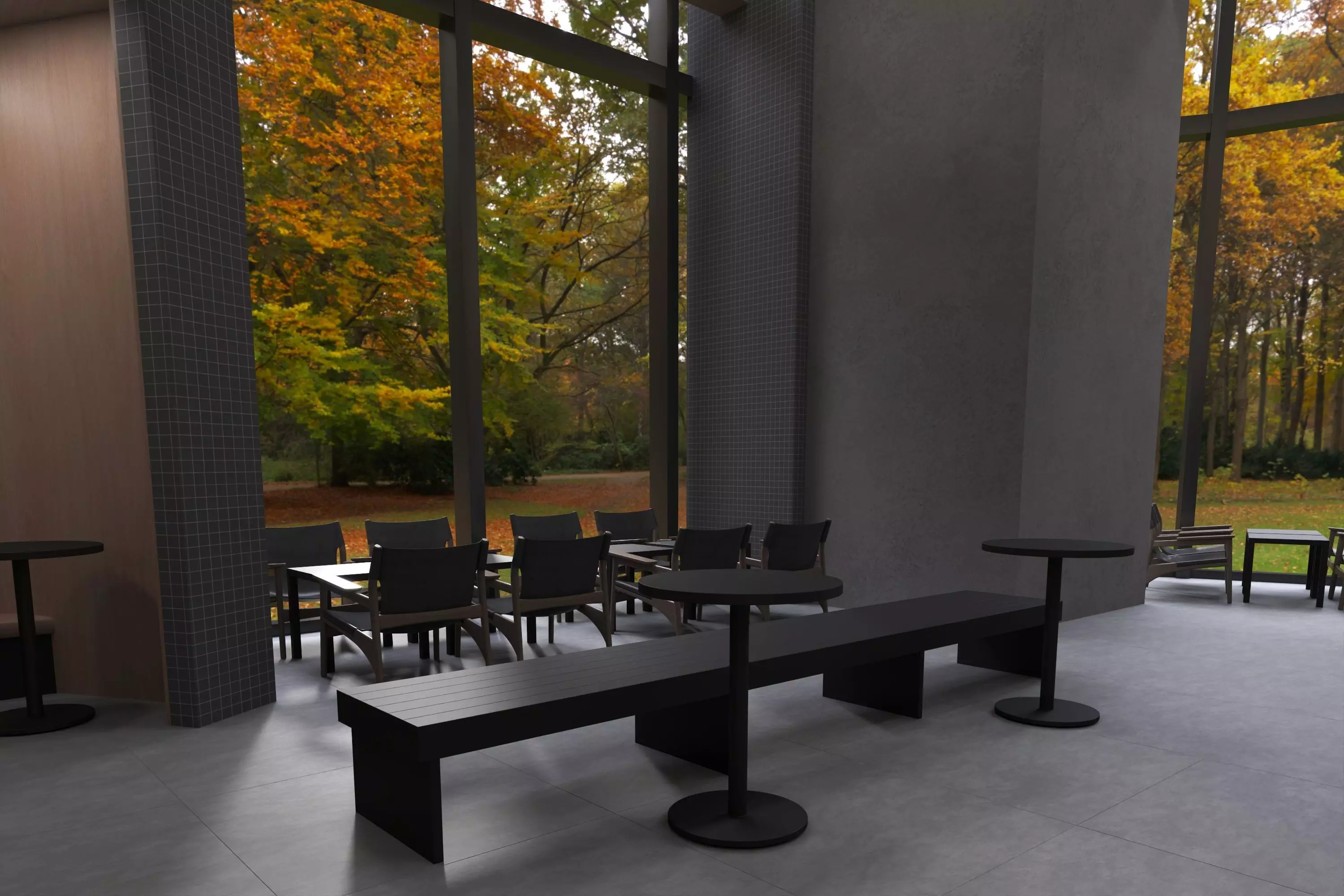 Coffe Shop 07 Low-poly 3D model_9