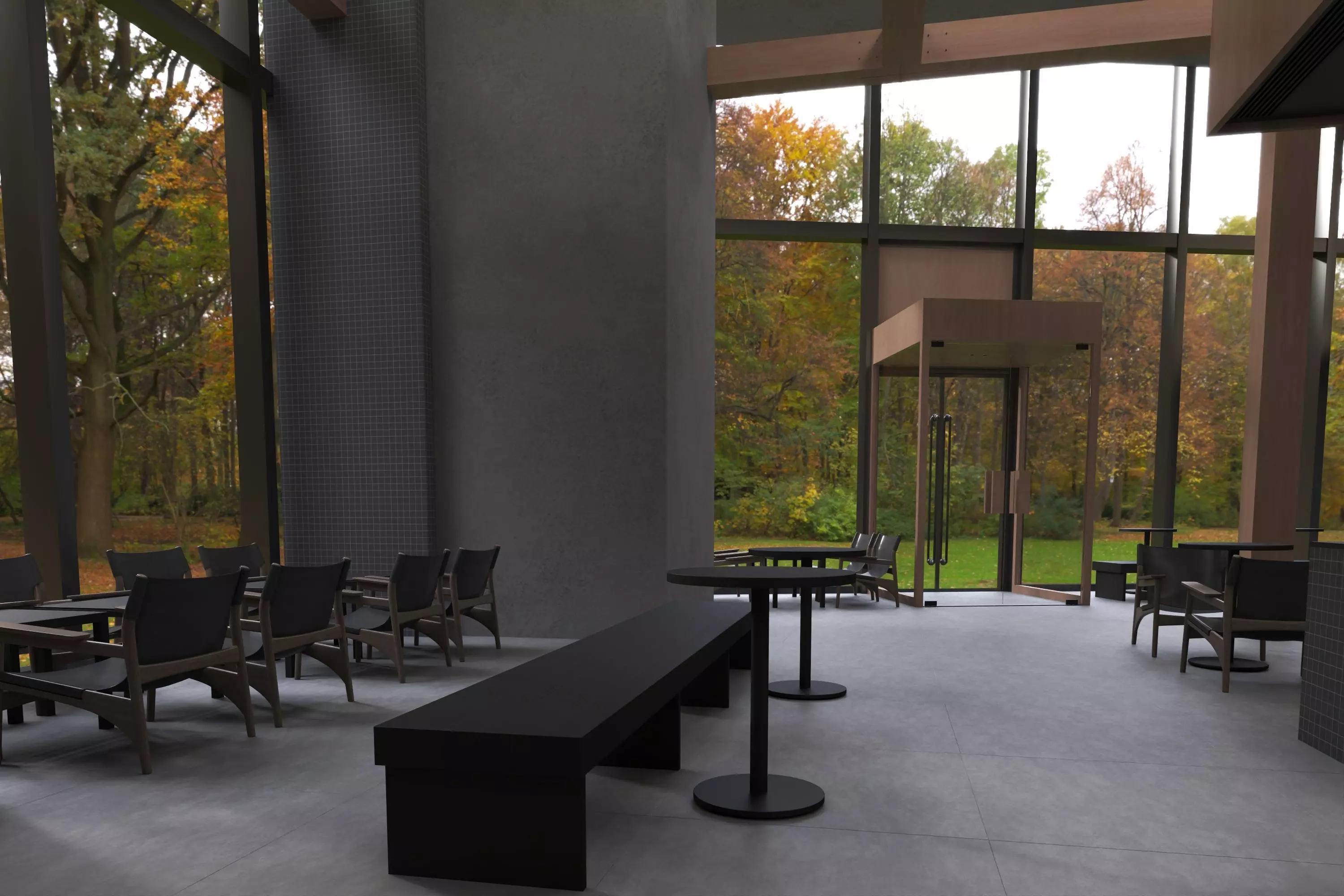 Coffe Shop 07 Low-poly 3D model_10