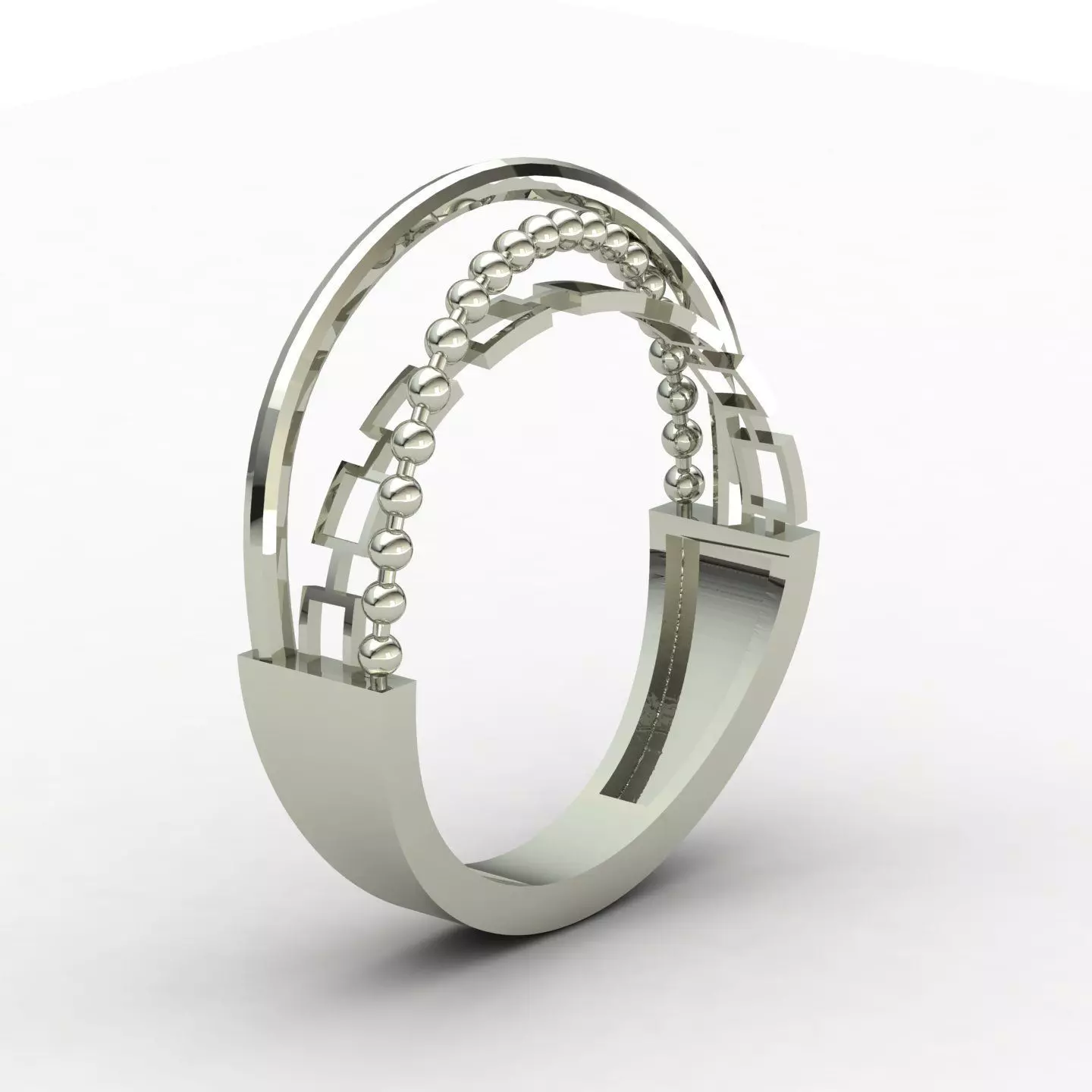 CrossOver ring 01 3D print model_6