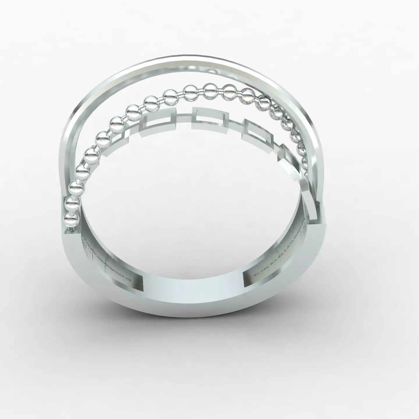 CrossOver ring 01 3D print model_7