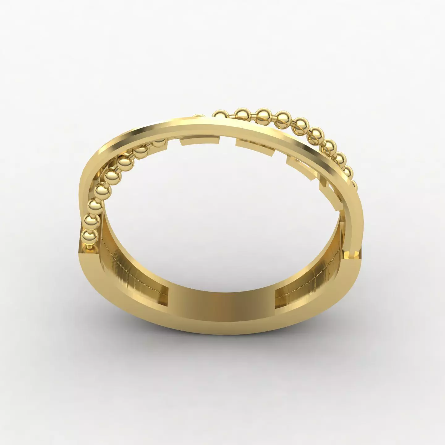 CrossOver ring 01 3D print model_5