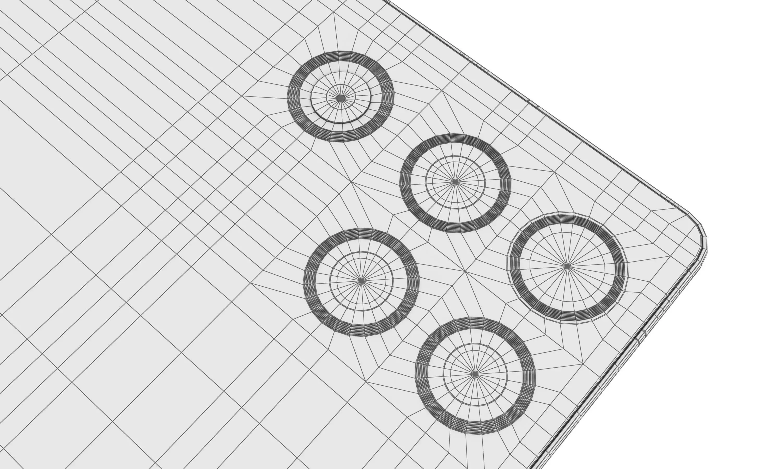 ZTE nubia RedMagic 11 Pro Black And White 3D model_15