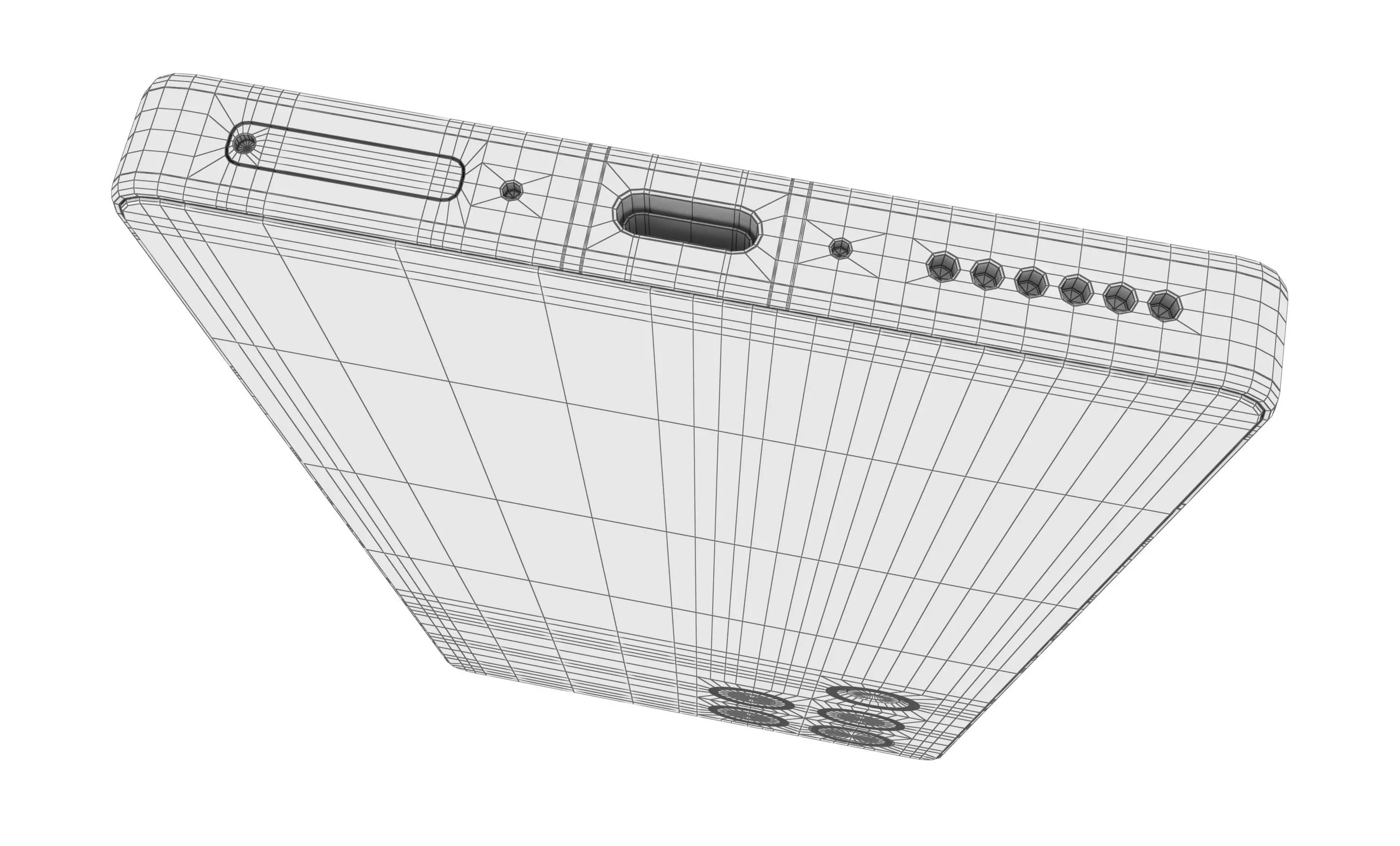 ZTE nubia RedMagic 11 Pro Black And White 3D model_9