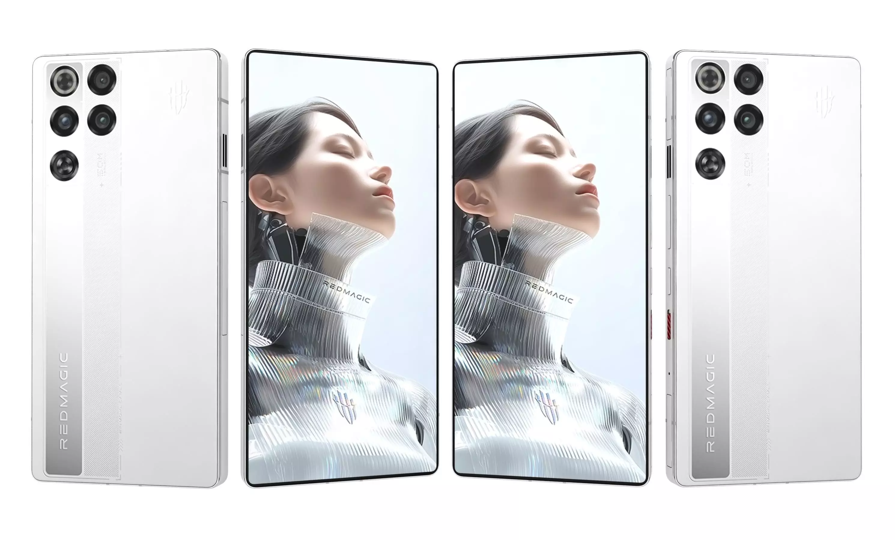 ZTE nubia RedMagic 11 Pro Black And White 3D model_20