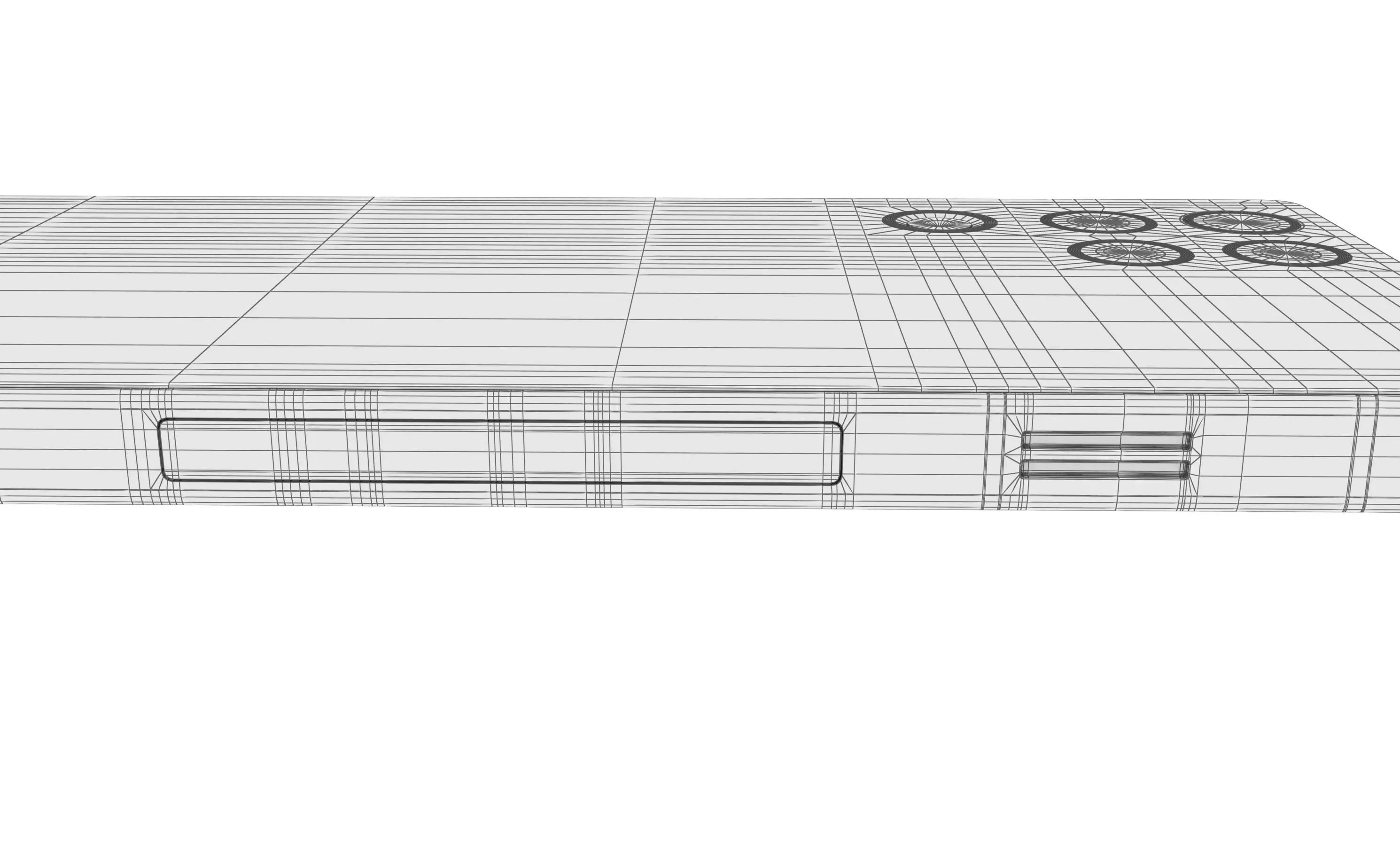 ZTE nubia RedMagic 11 Pro Black And White 3D model_12