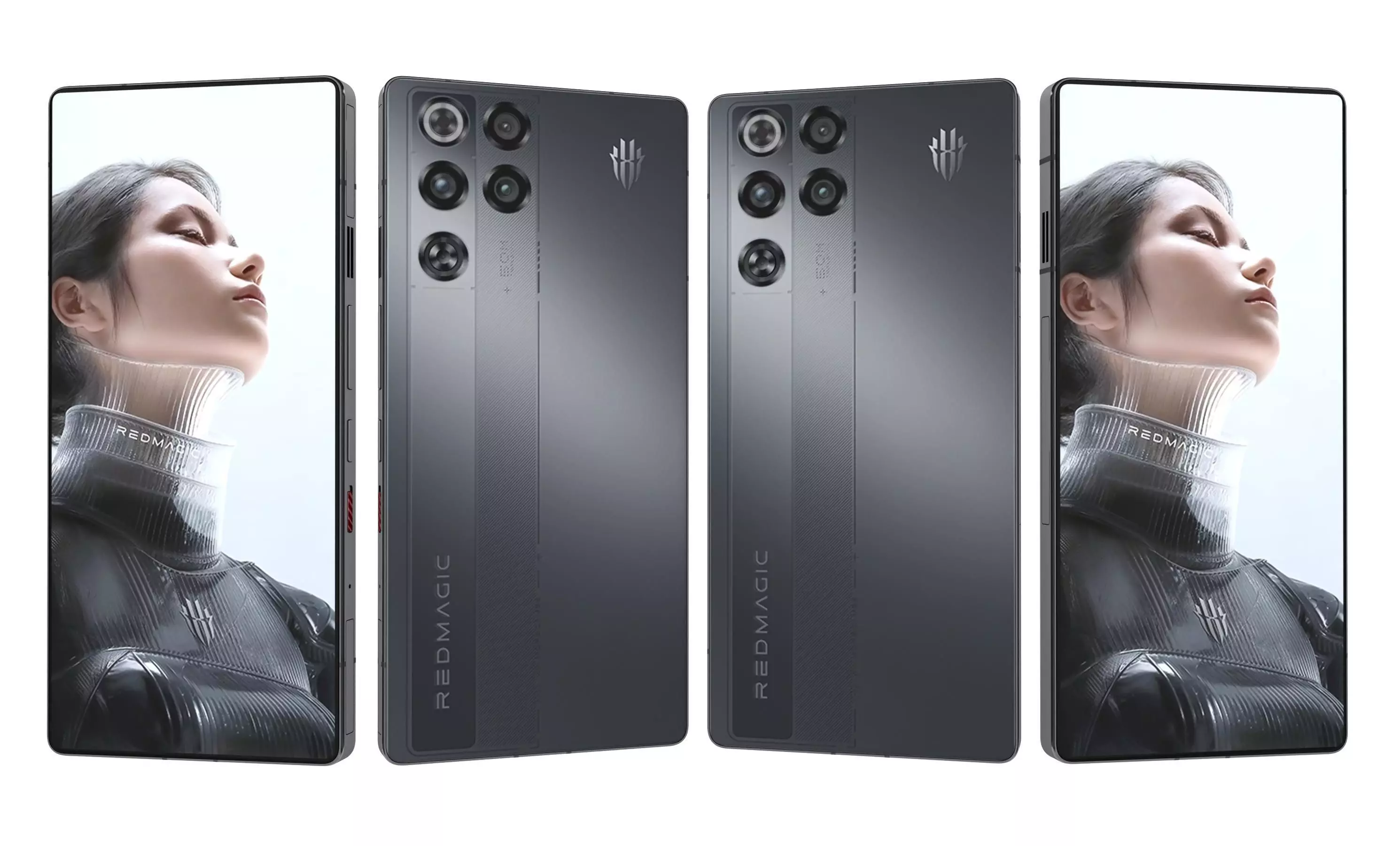 ZTE nubia RedMagic 11 Pro Black And White 3D model_18