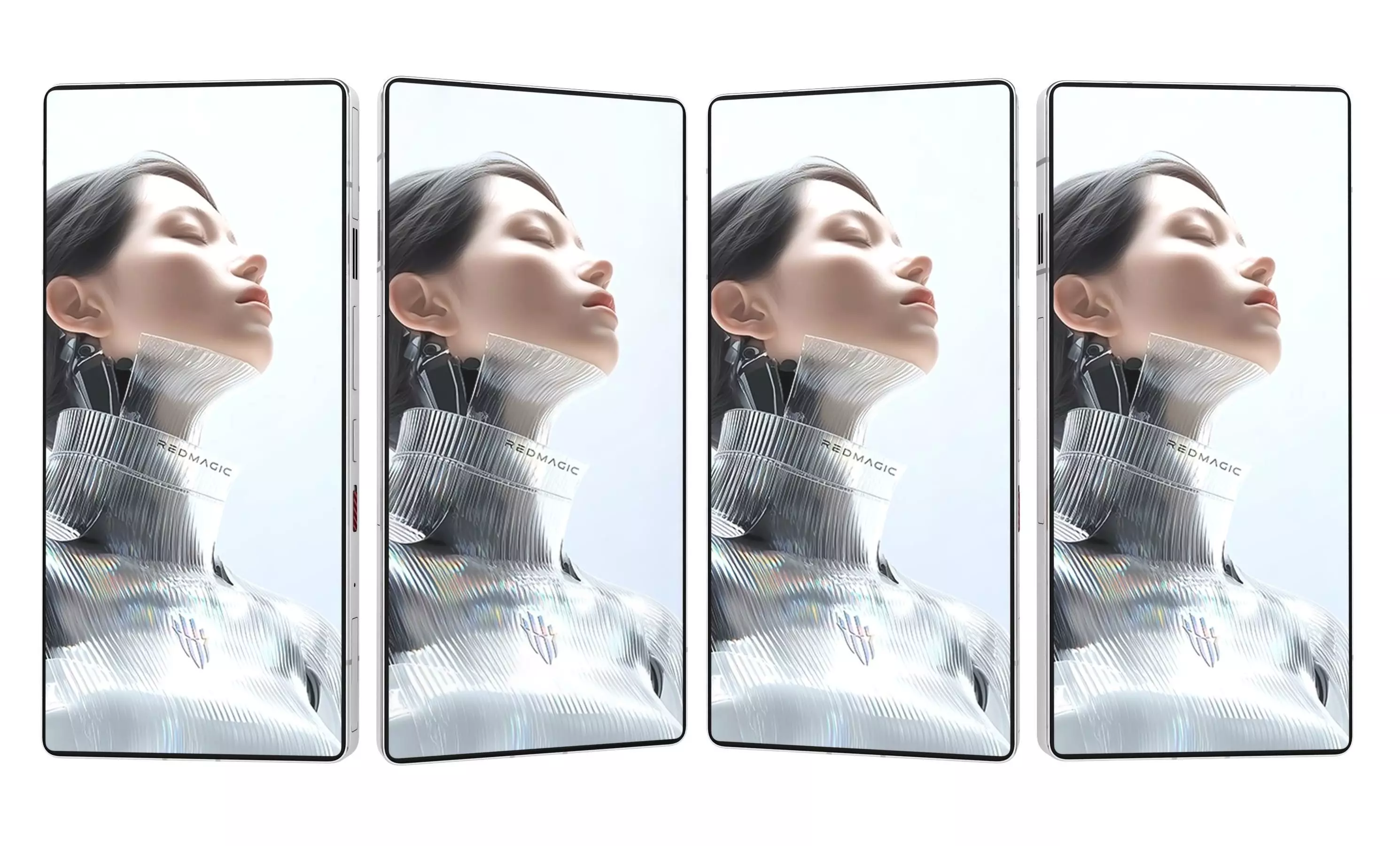 ZTE nubia RedMagic 11 Pro Black And White 3D model_21