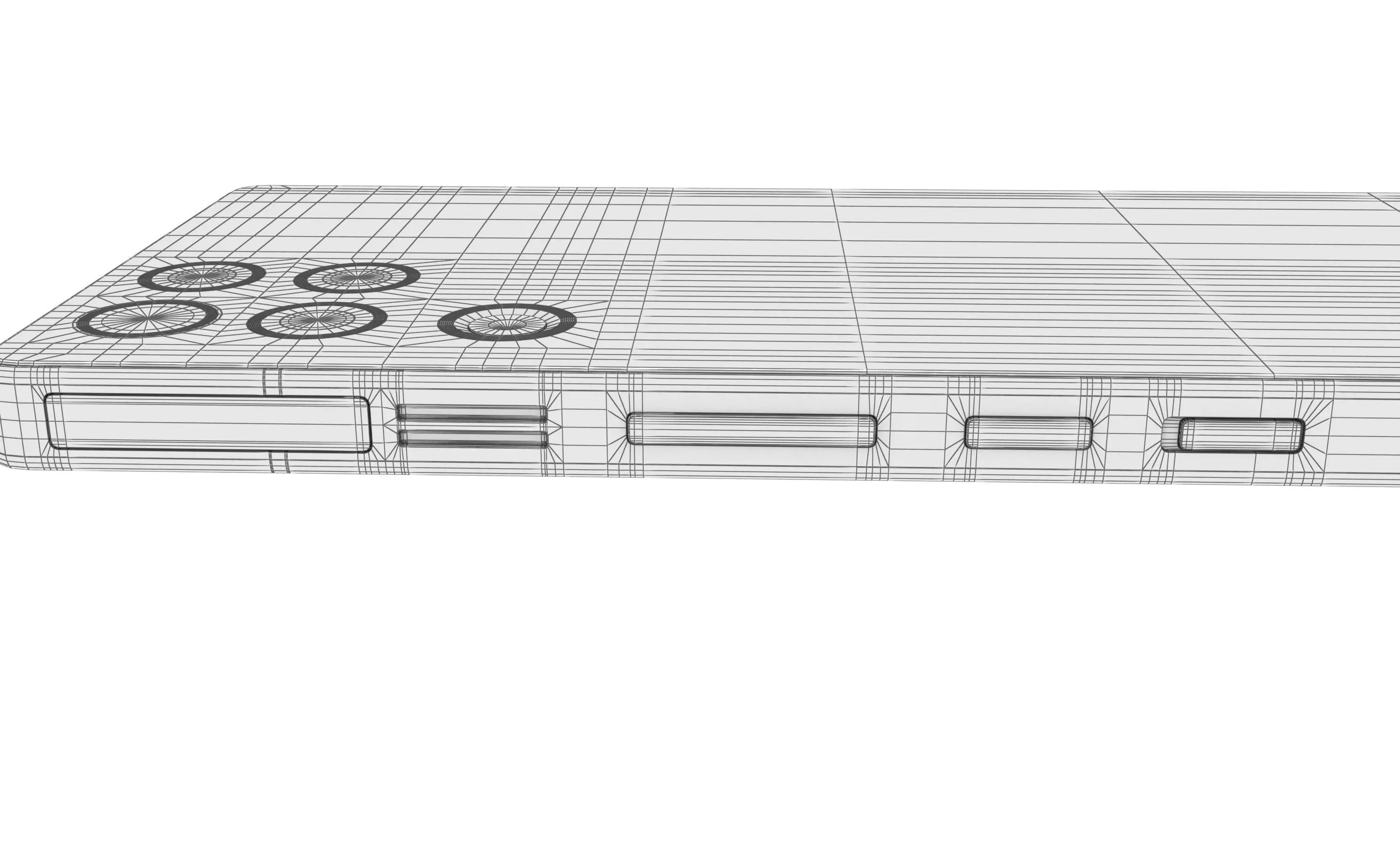 ZTE nubia RedMagic 11 Pro Black And White 3D model_16