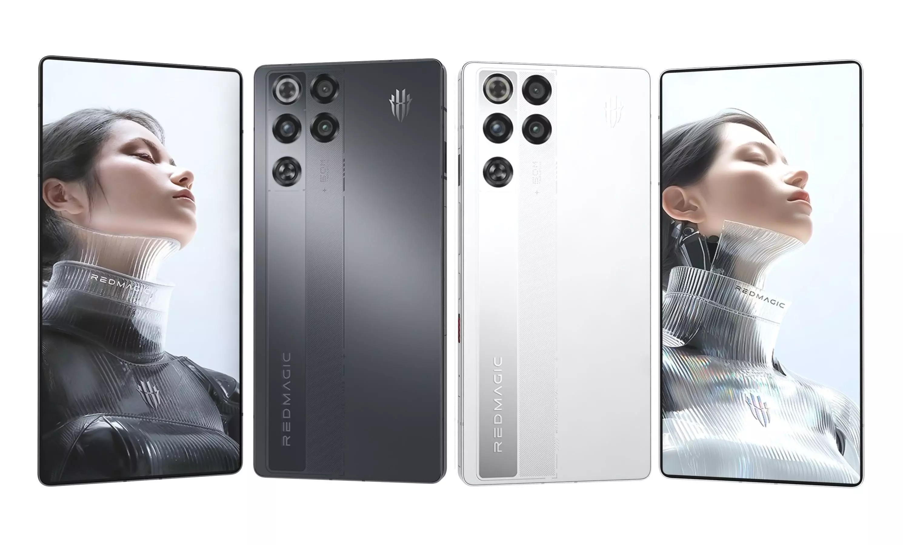 ZTE nubia RedMagic 11 Pro Black And White 3D model_0