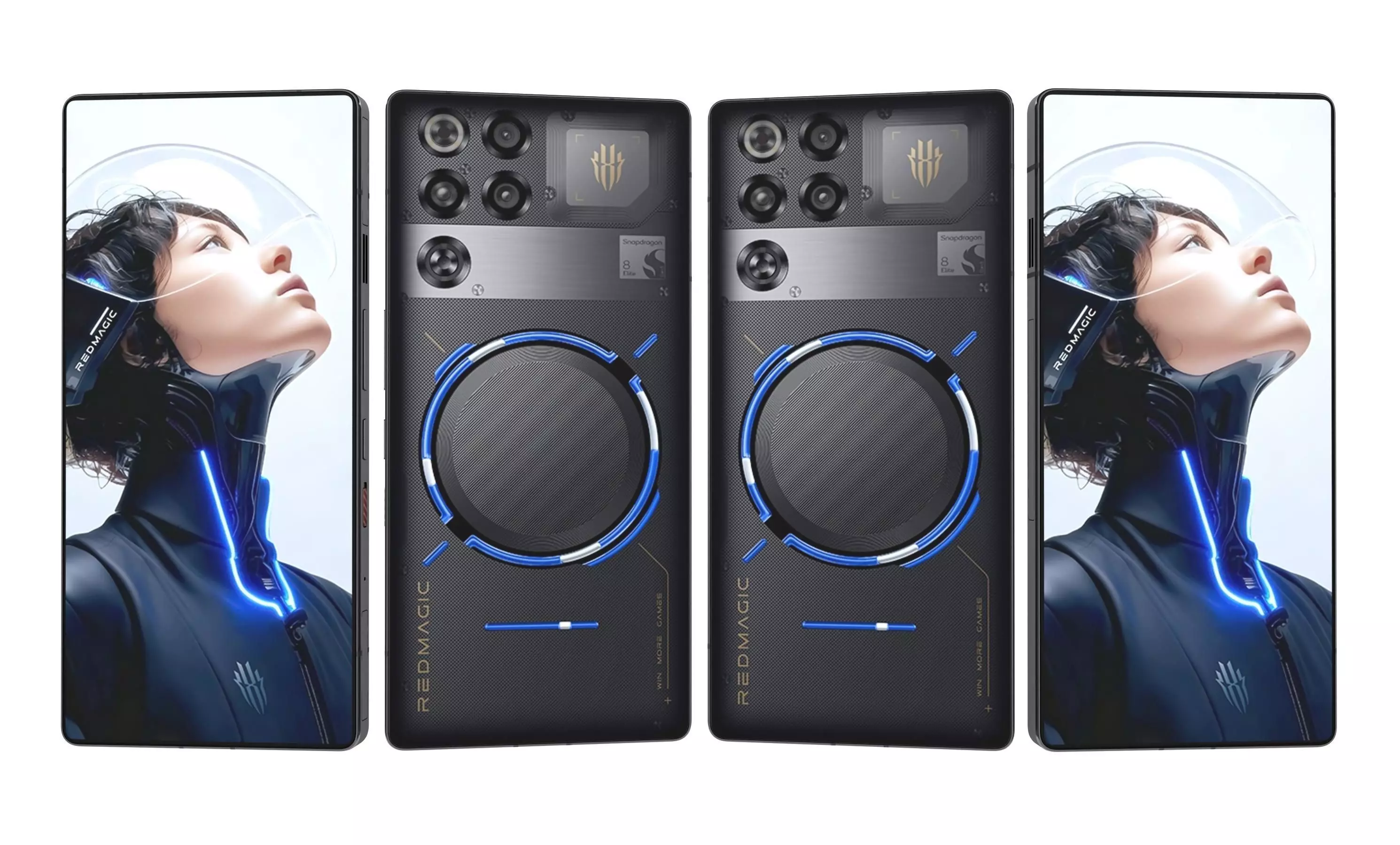 ZTE nubia RedMagic 11 Pro Plus Black And White 3D model_18