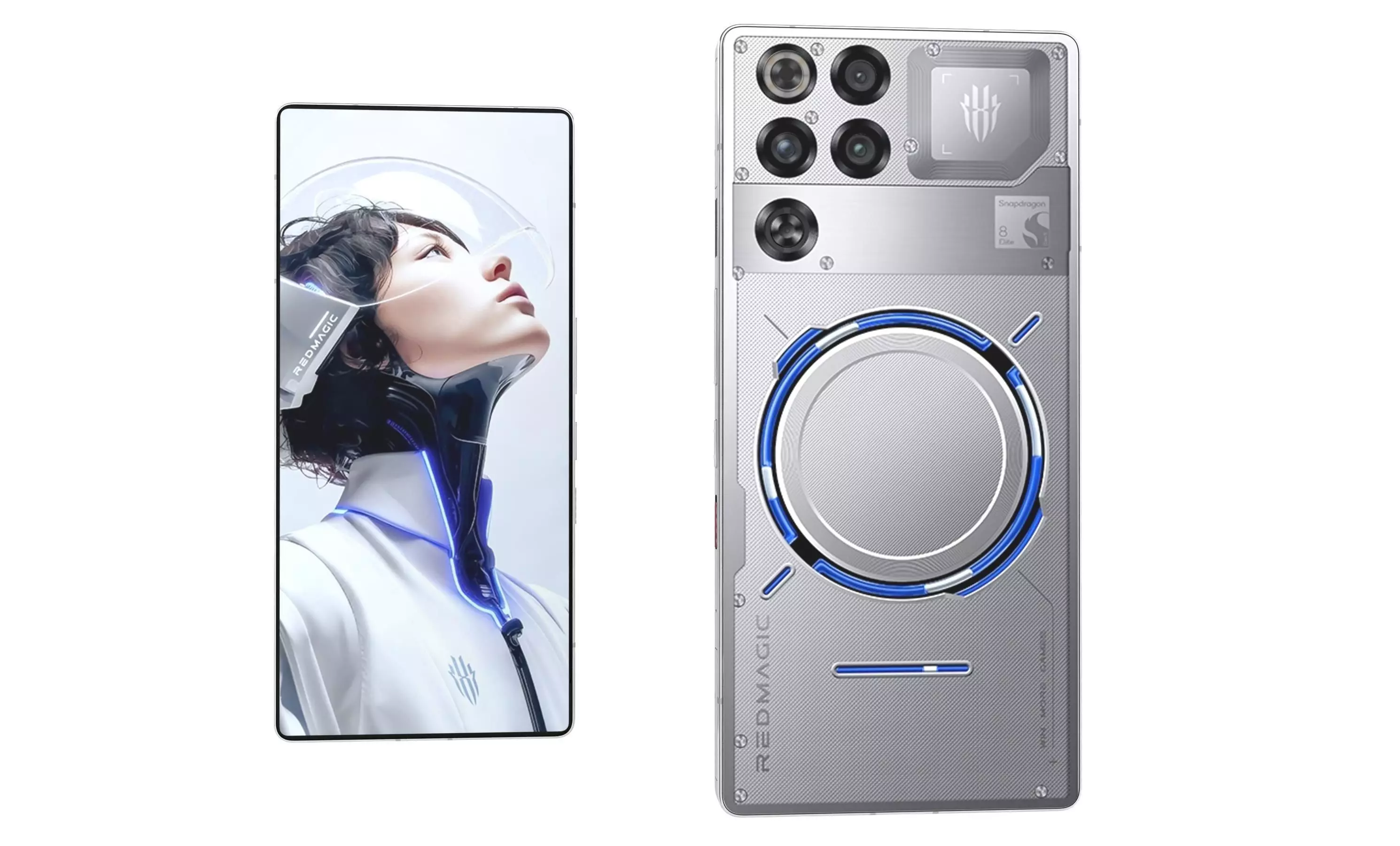 ZTE nubia RedMagic 11 Pro Plus Black And White 3D model_2