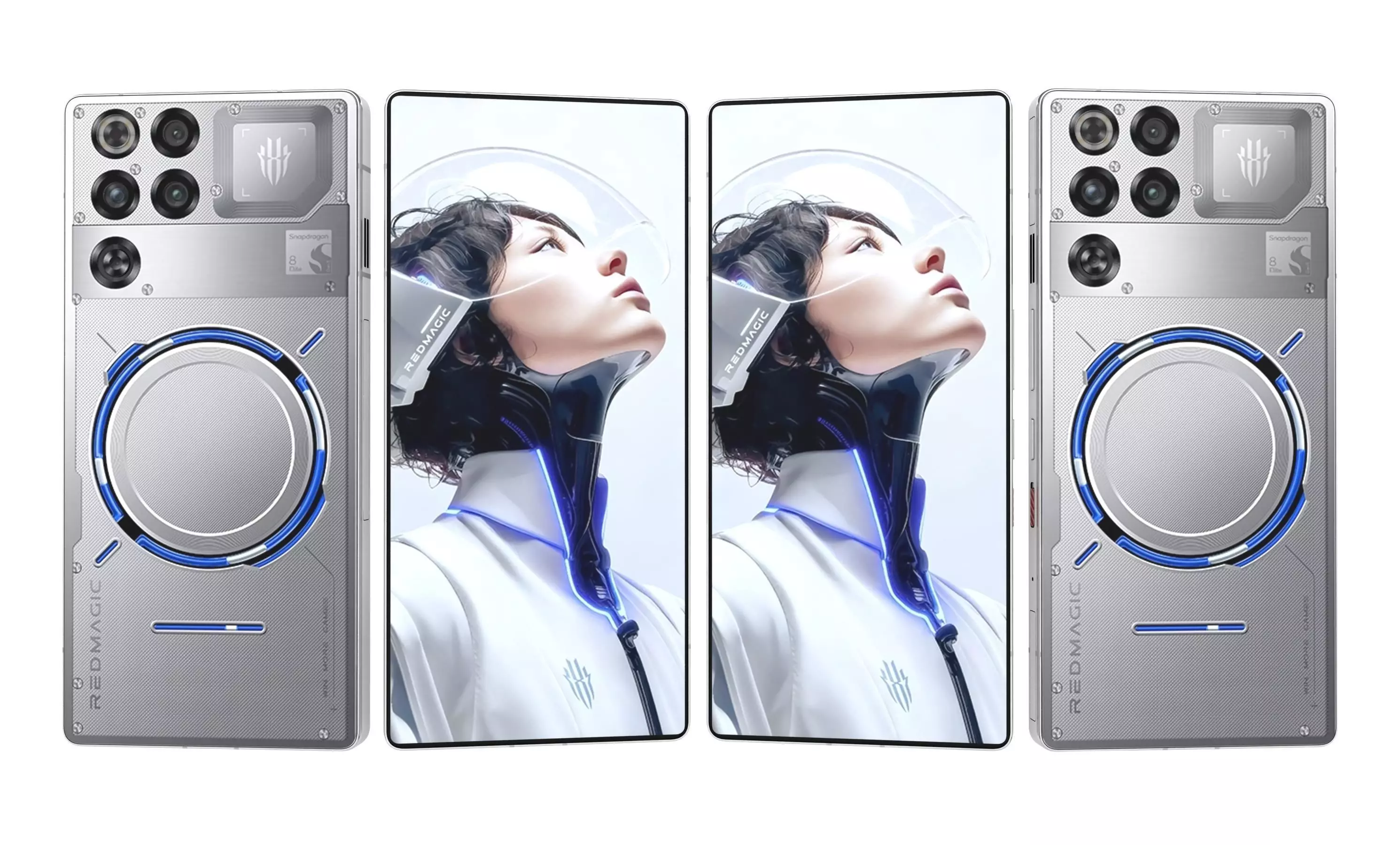 ZTE nubia RedMagic 11 Pro Plus Black And White 3D model_20