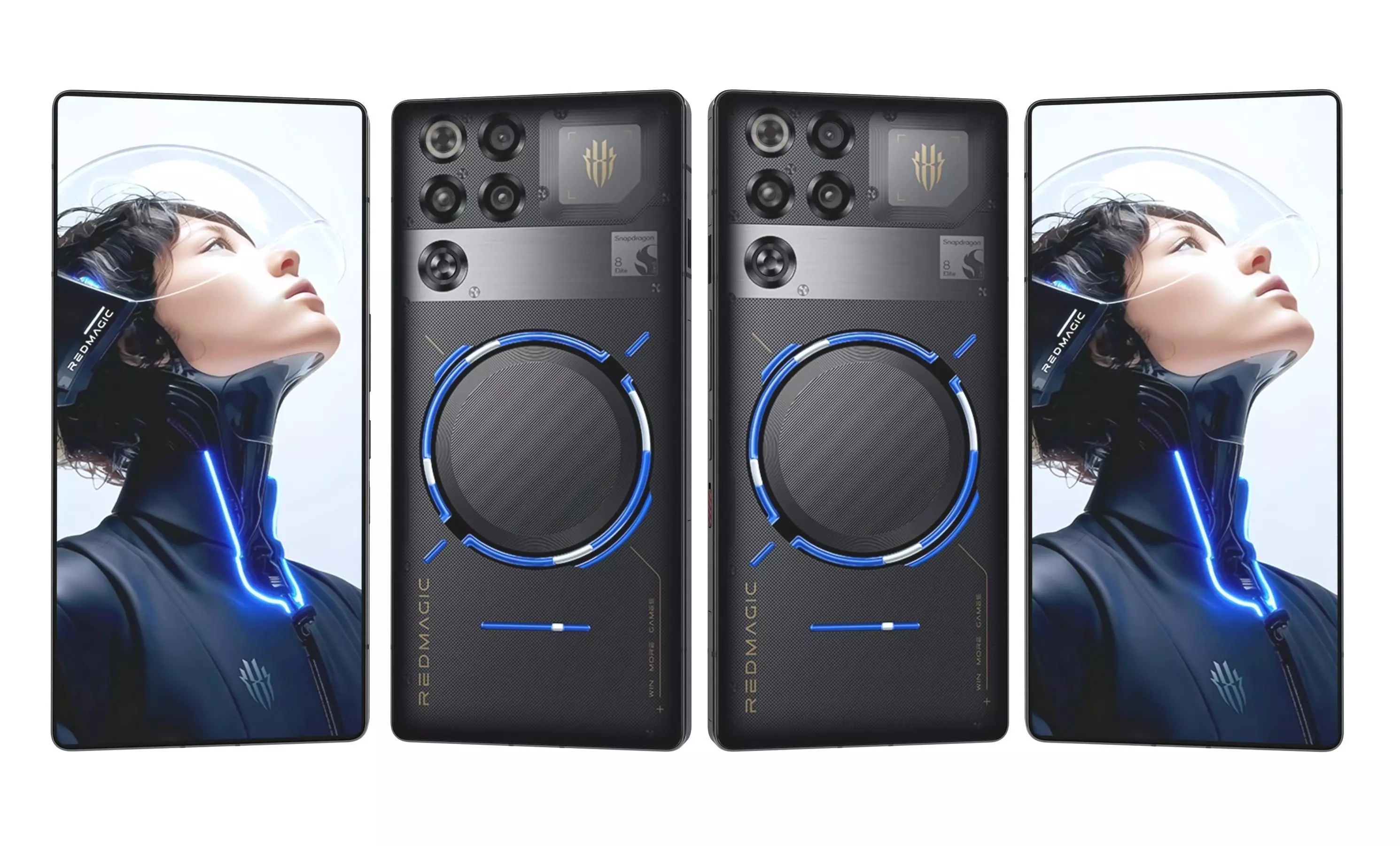 ZTE nubia RedMagic 11 Pro Plus Black And White 3D model_13