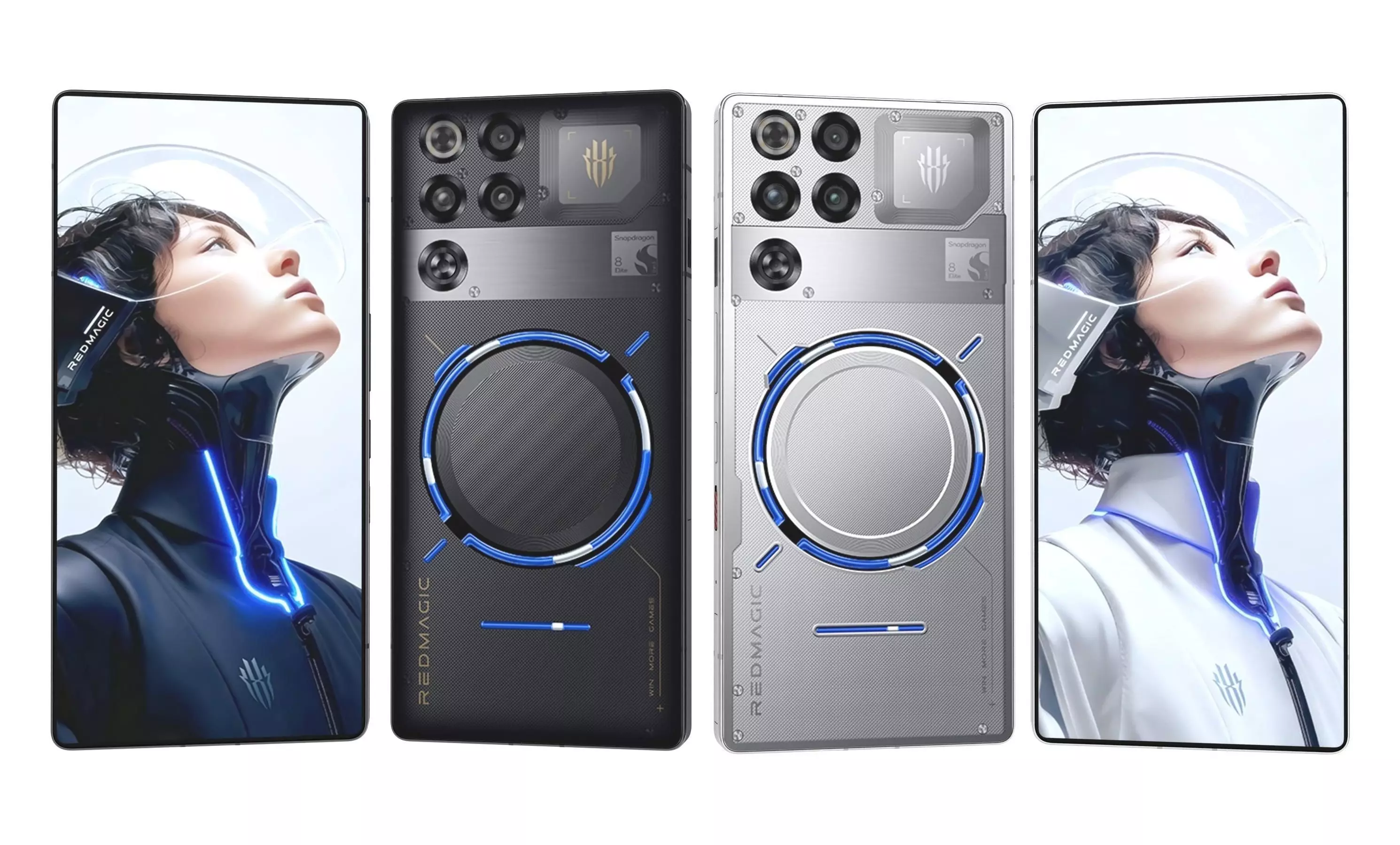 ZTE nubia RedMagic 11 Pro Plus Black And White 3D model_0