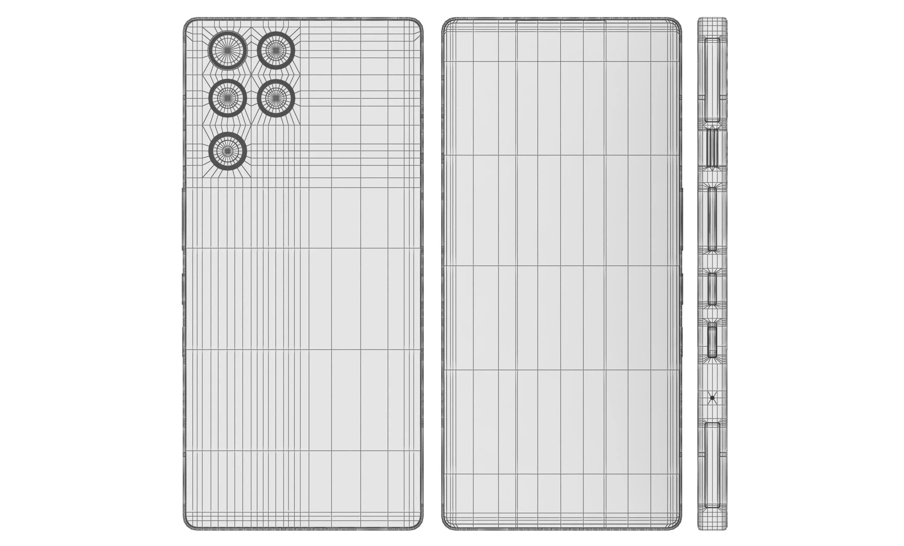 ZTE nubia RedMagic 11 Pro Plus Black And White 3D model_4