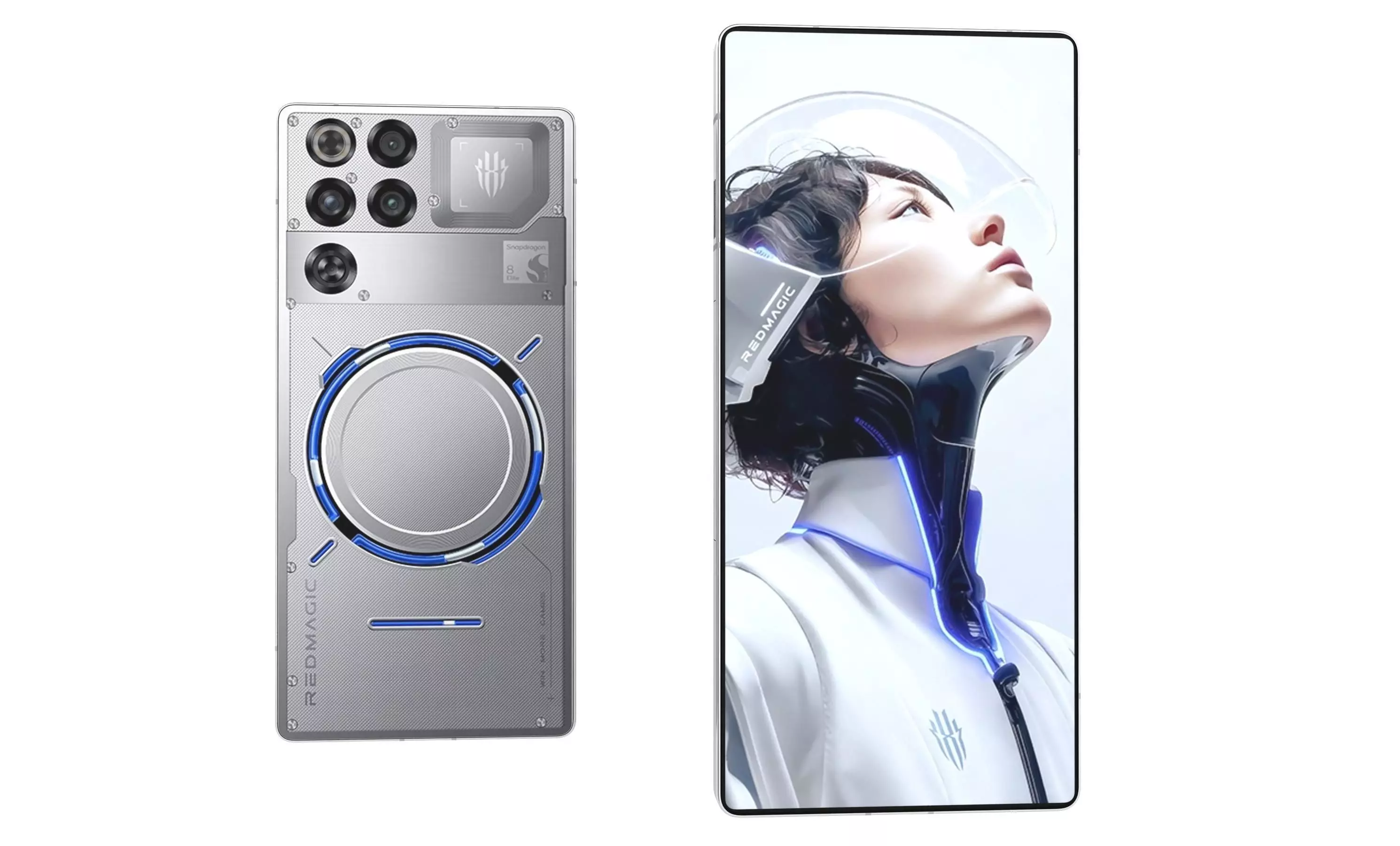 ZTE nubia RedMagic 11 Pro Plus Black And White 3D model_22