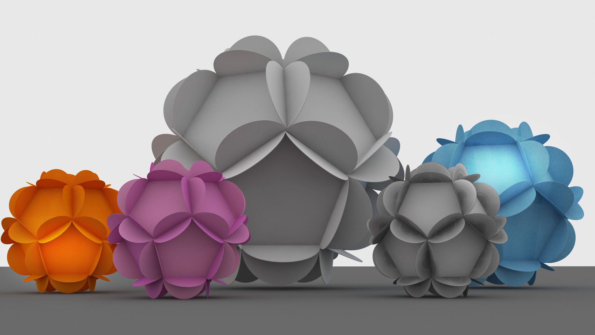 origami flower 2 3D model_4