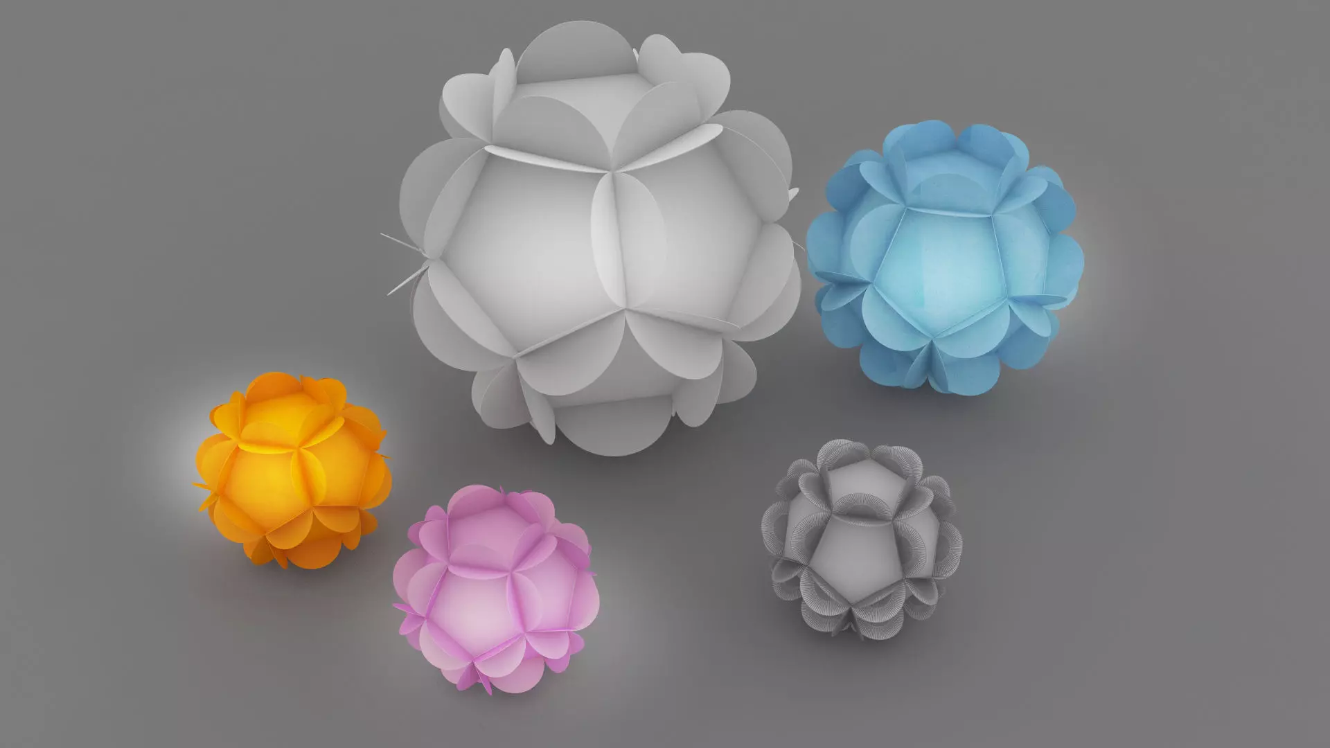 origami flower 2 3D model_0