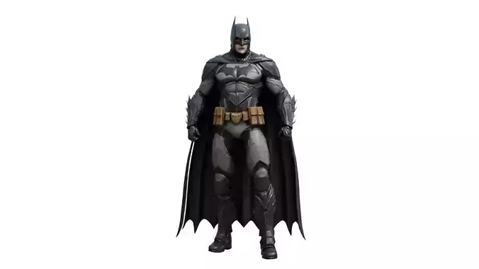 Batman 3D Model  PolyJet Ready  Full Color PLY