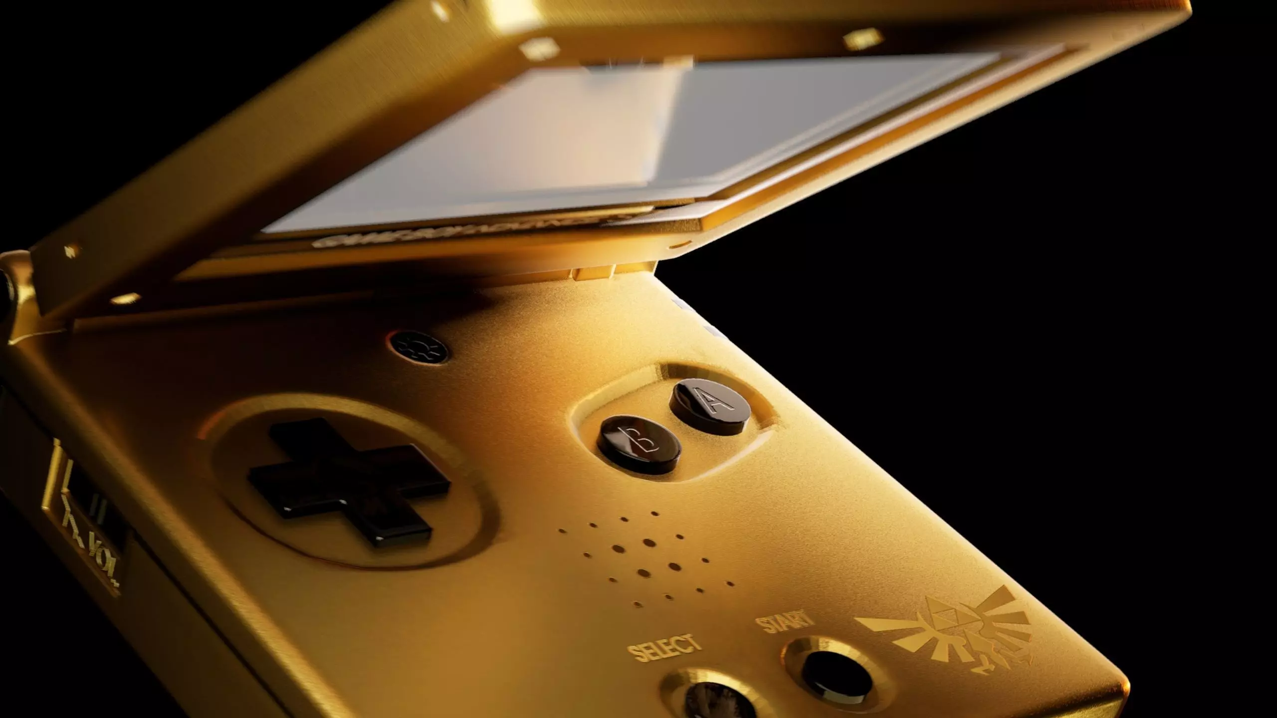 Gameboy Advance Zelda theme 3D model_7