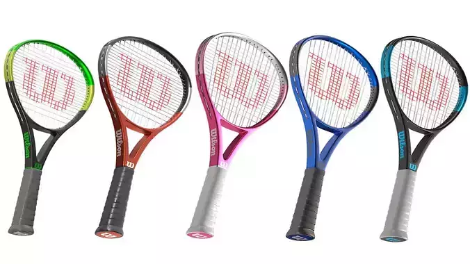 Squash racket collection 