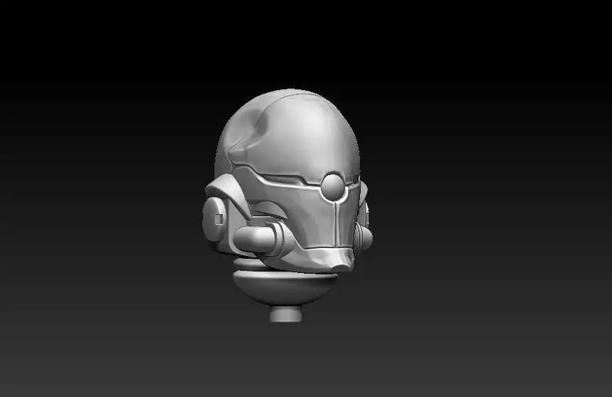 mk ninja space helmet 3D print model_2