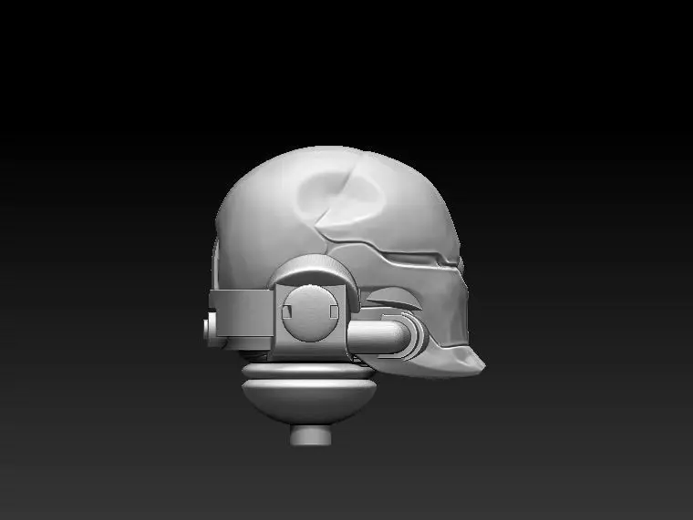 mk ninja space helmet 3D print model_1