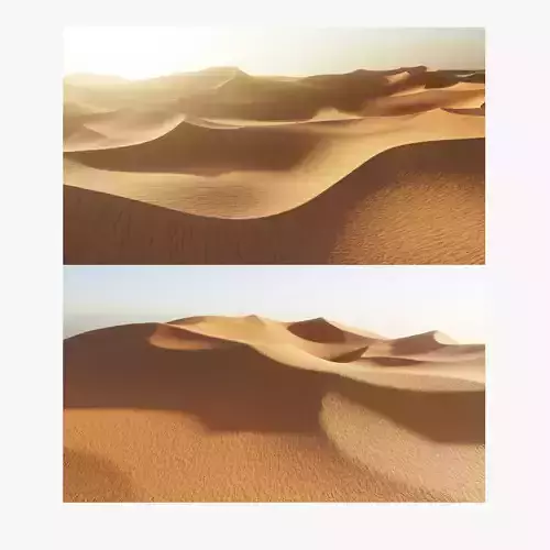 -Desert Dunes- 3D Model Collection