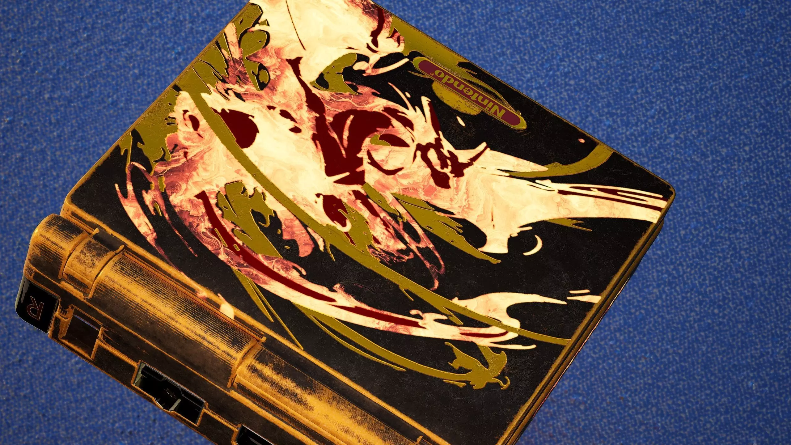 Gameboy advance Charizard theme 3D model_5