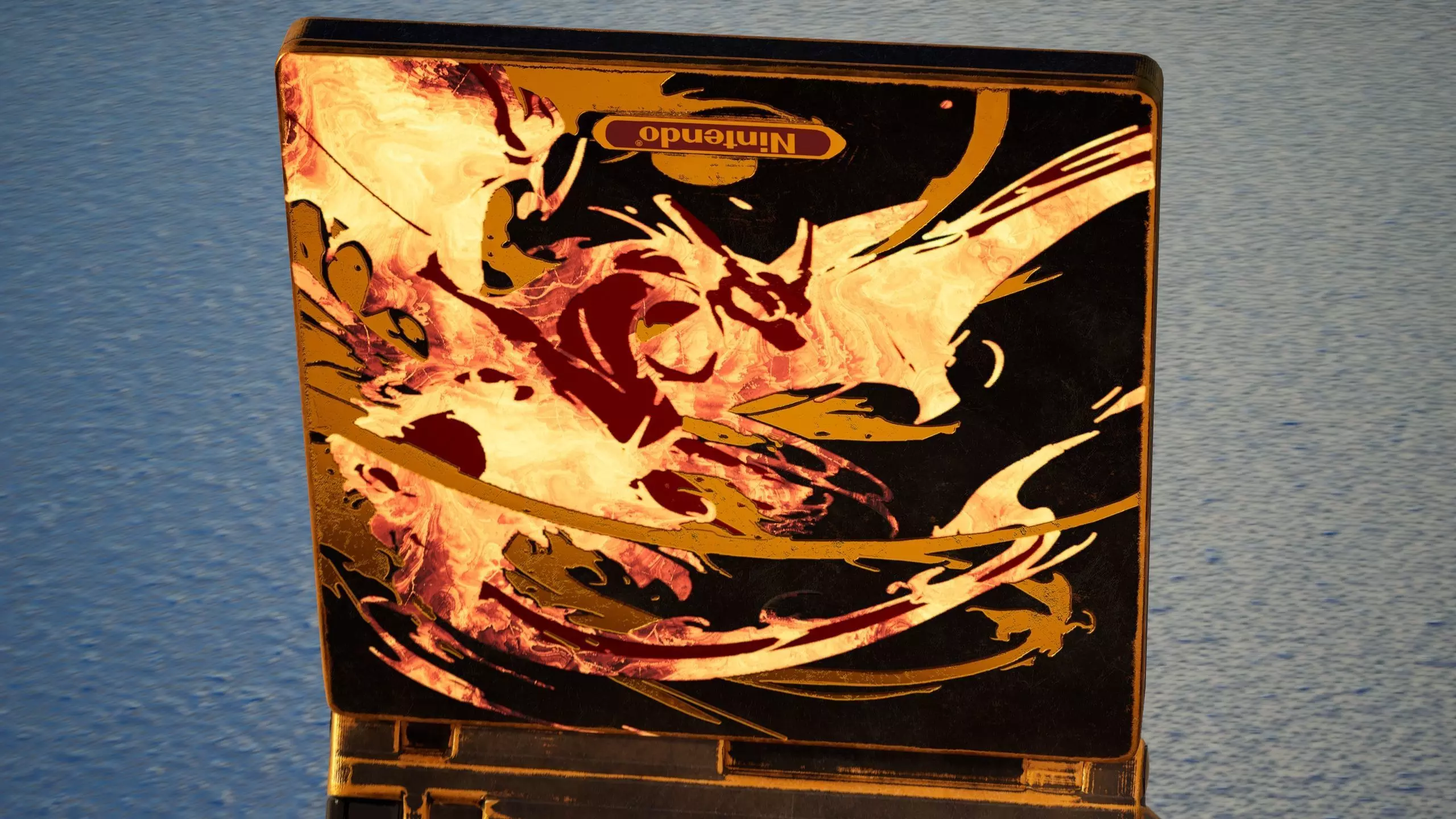 Gameboy advance Charizard theme 3D model_8