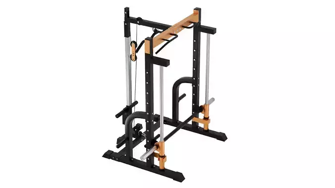 Multifunctional Home Gym Equipment 3D Model