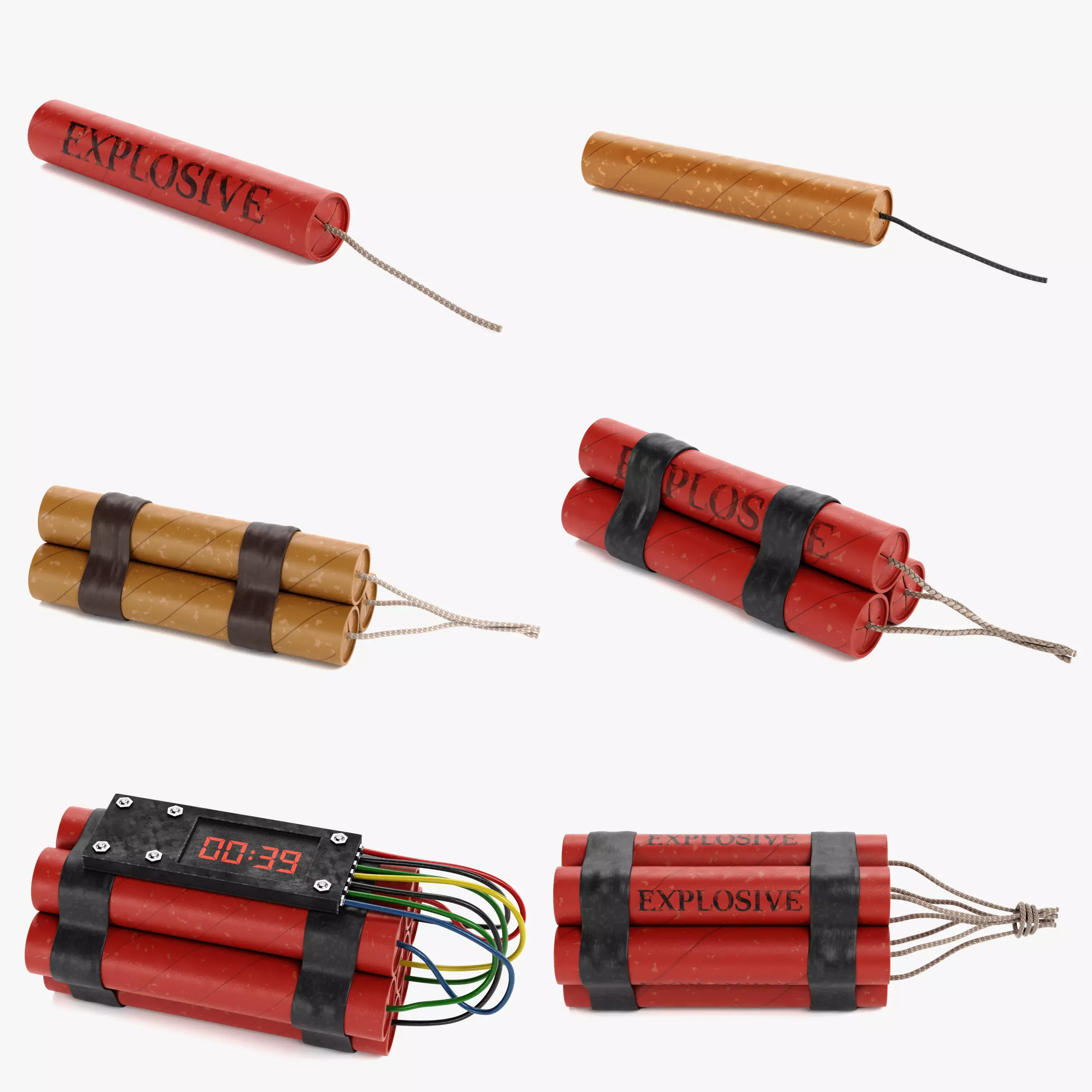 -Dynamites- 3D Model Collection_0