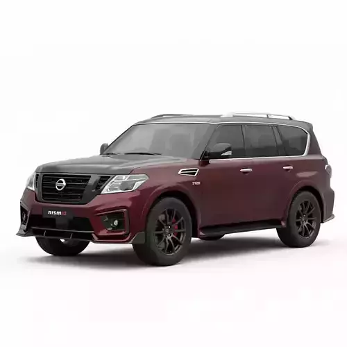 High Performance Sport Utility Vehicle Low-poly 3D model