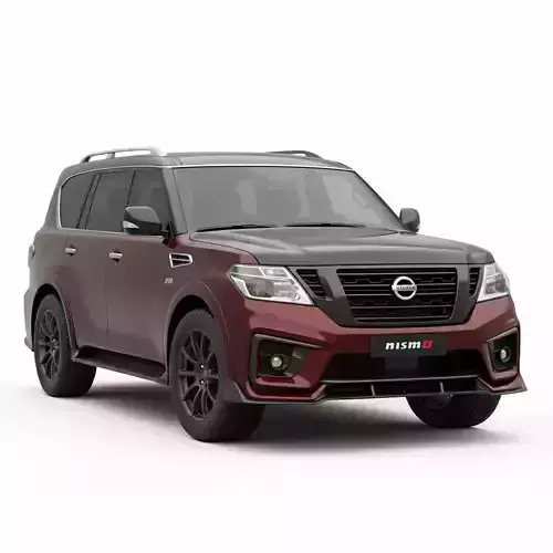 High Performance Sport Utility Vehicle Low-poly 3D model 7