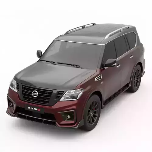 High Performance Sport Utility Vehicle Low-poly 3D model 6