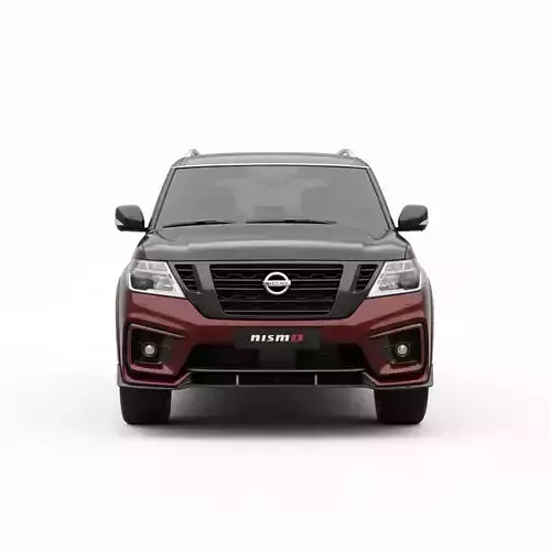 High Performance Sport Utility Vehicle Low-poly 3D model 2