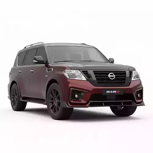 High Performance Sport Utility Vehicle Low-poly 3D model 5
