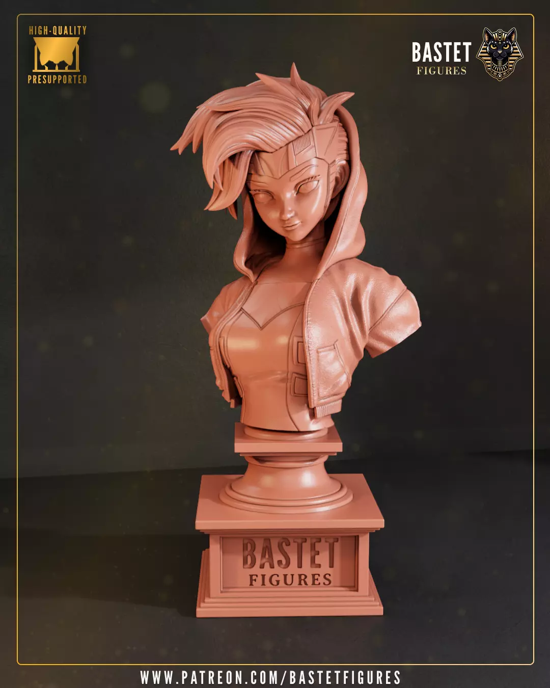 Gambit Bust I XMen 3D print model