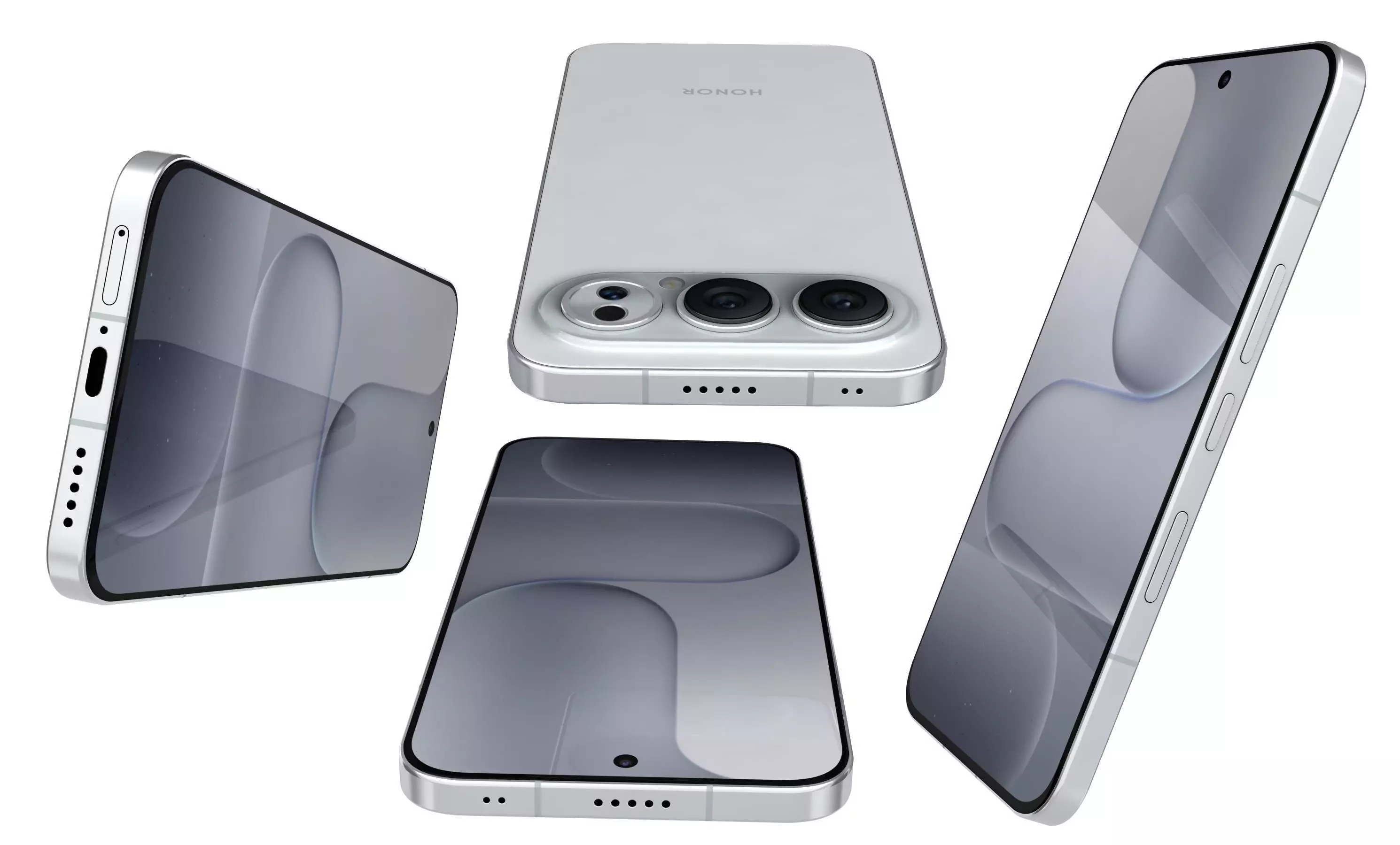 Honor 500 Pro All Colors 3D model_8