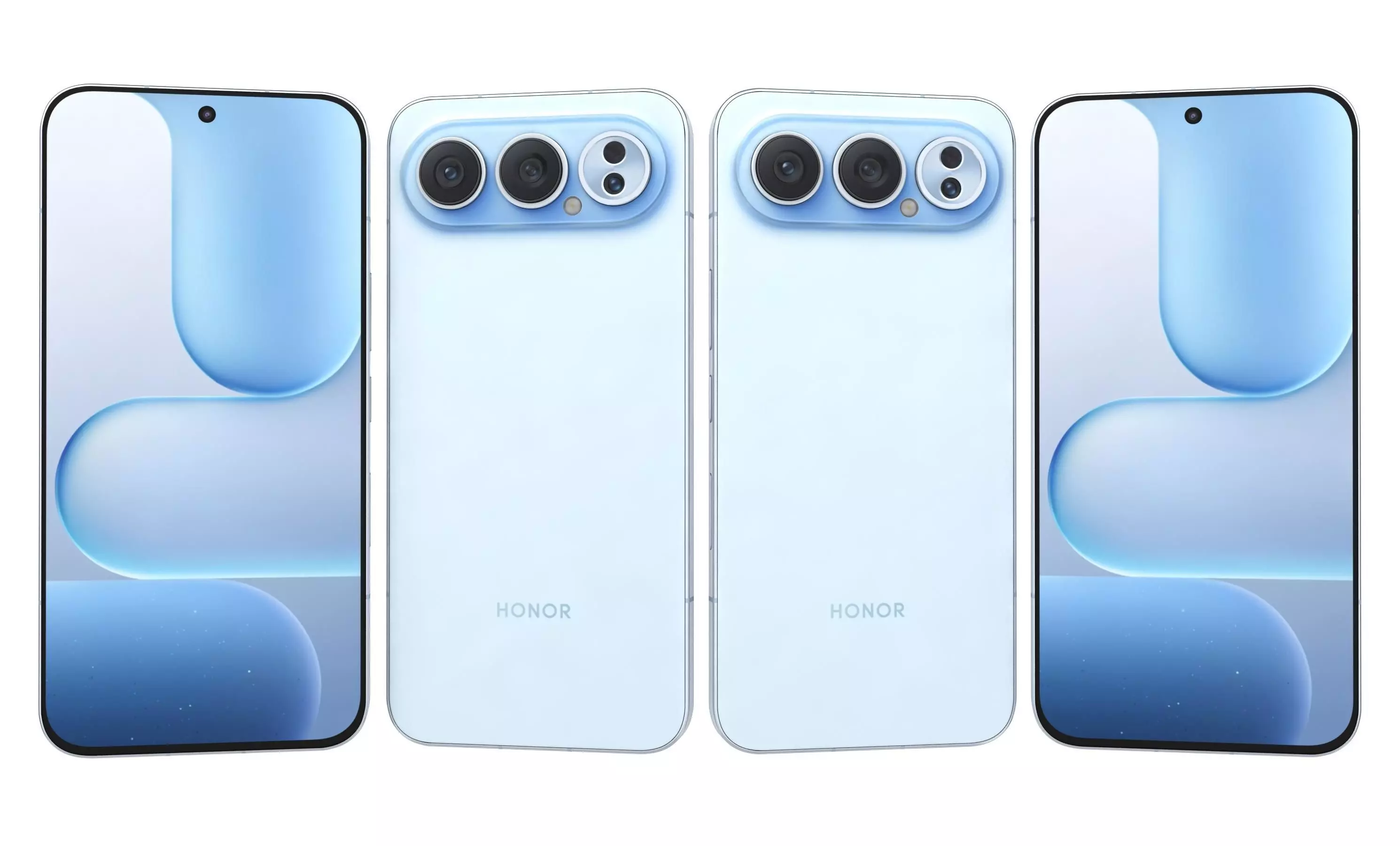 Honor 500 Pro All Colors 3D model_23