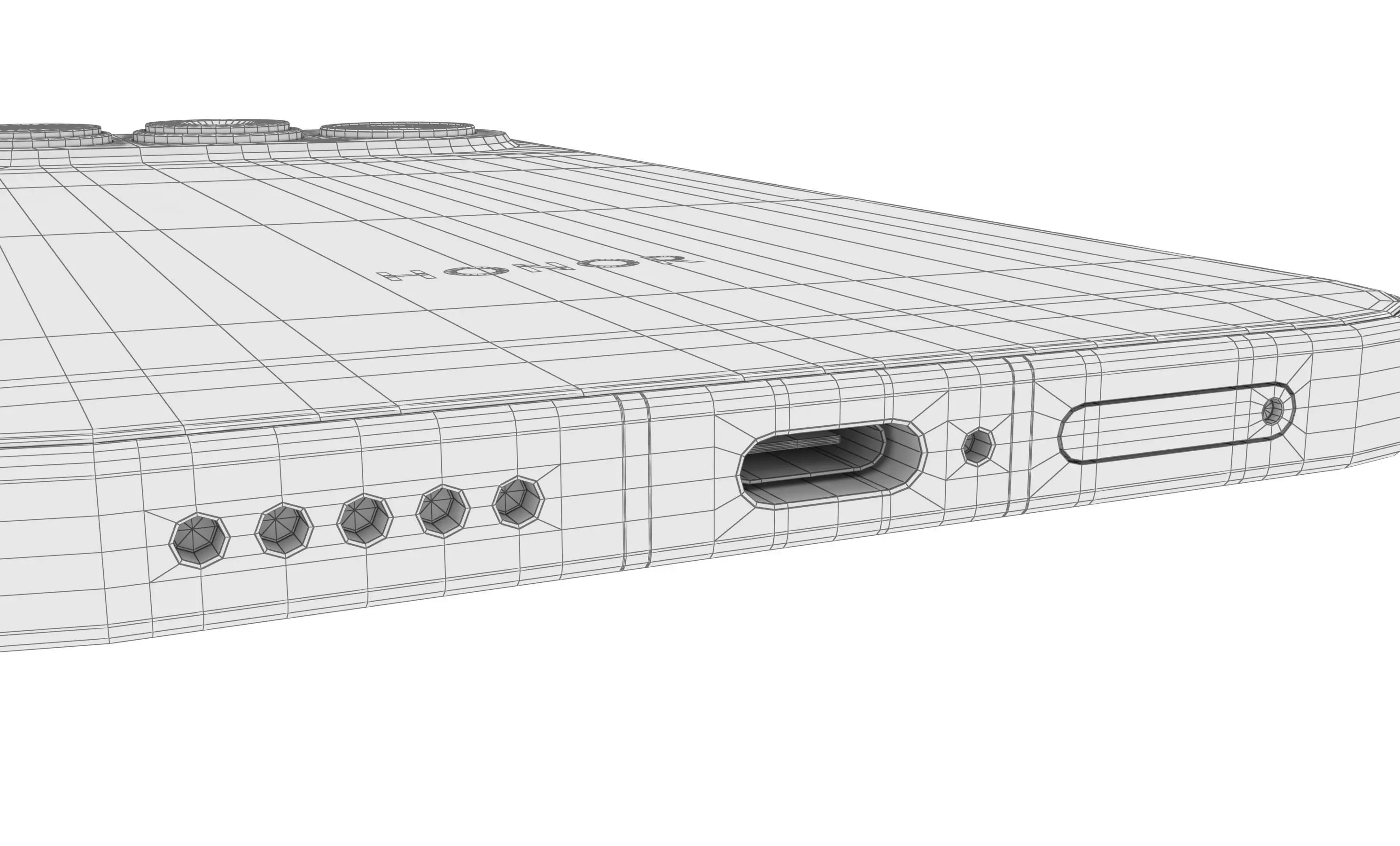 Honor 500 Pro All Colors 3D model_26