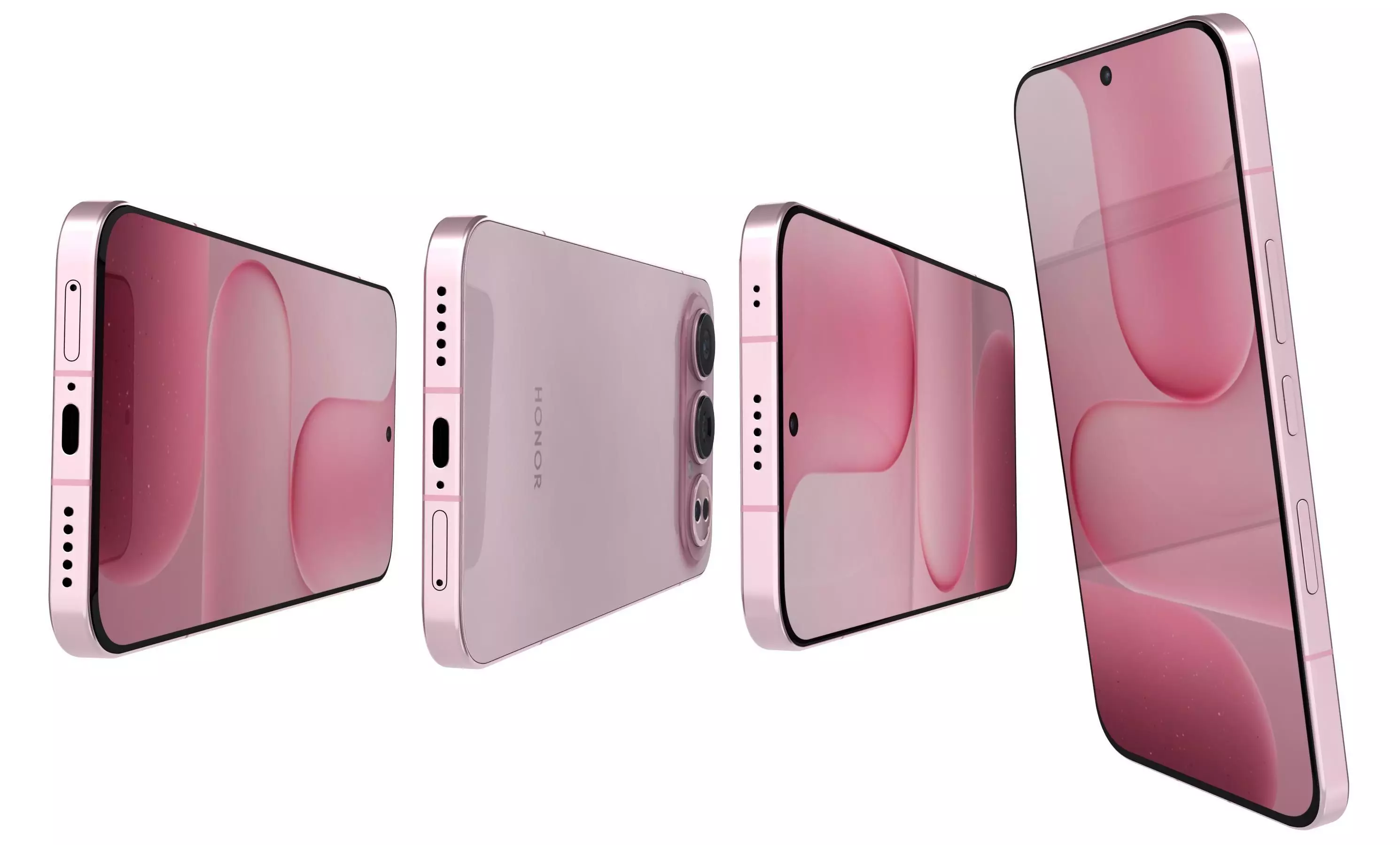 Honor 500 Pro All Colors 3D model_7