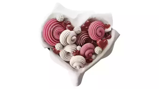 Meringue sweet gift set