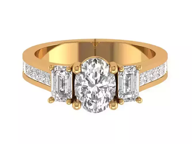 Oval Engagement Ring